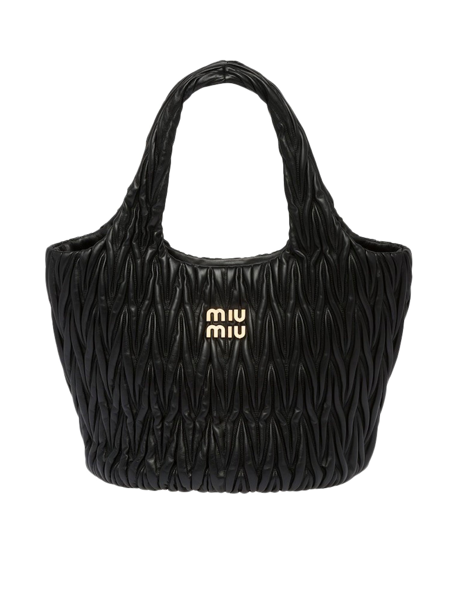 Miu Miu Nappa Lamb Leather Shoulder Bag