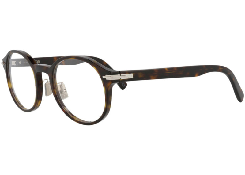 Dior Dior Round-Frame Acetate Optical Frames Havana Havana Transparent (DM50009F-53-052) outlook