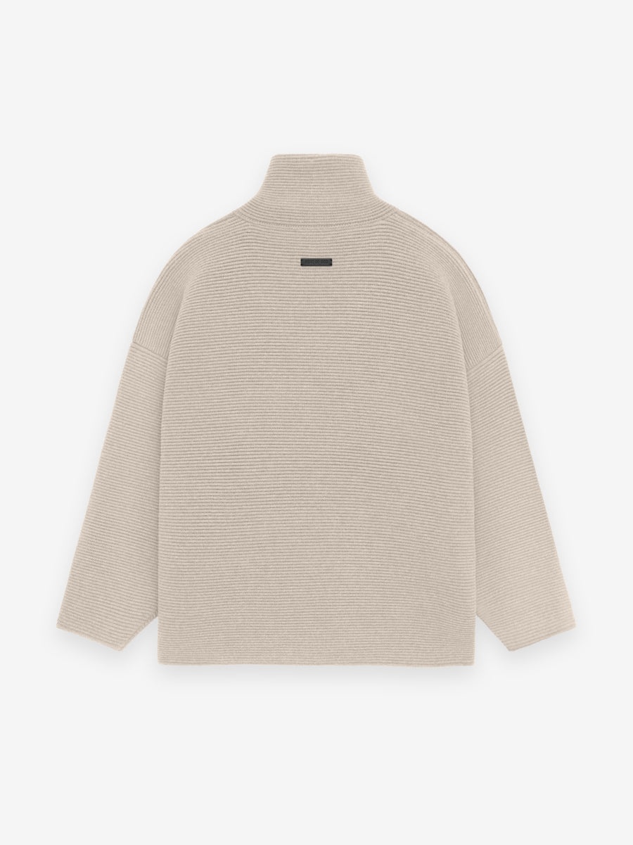 Heavy Ottoman Full Zip Sweater - 2