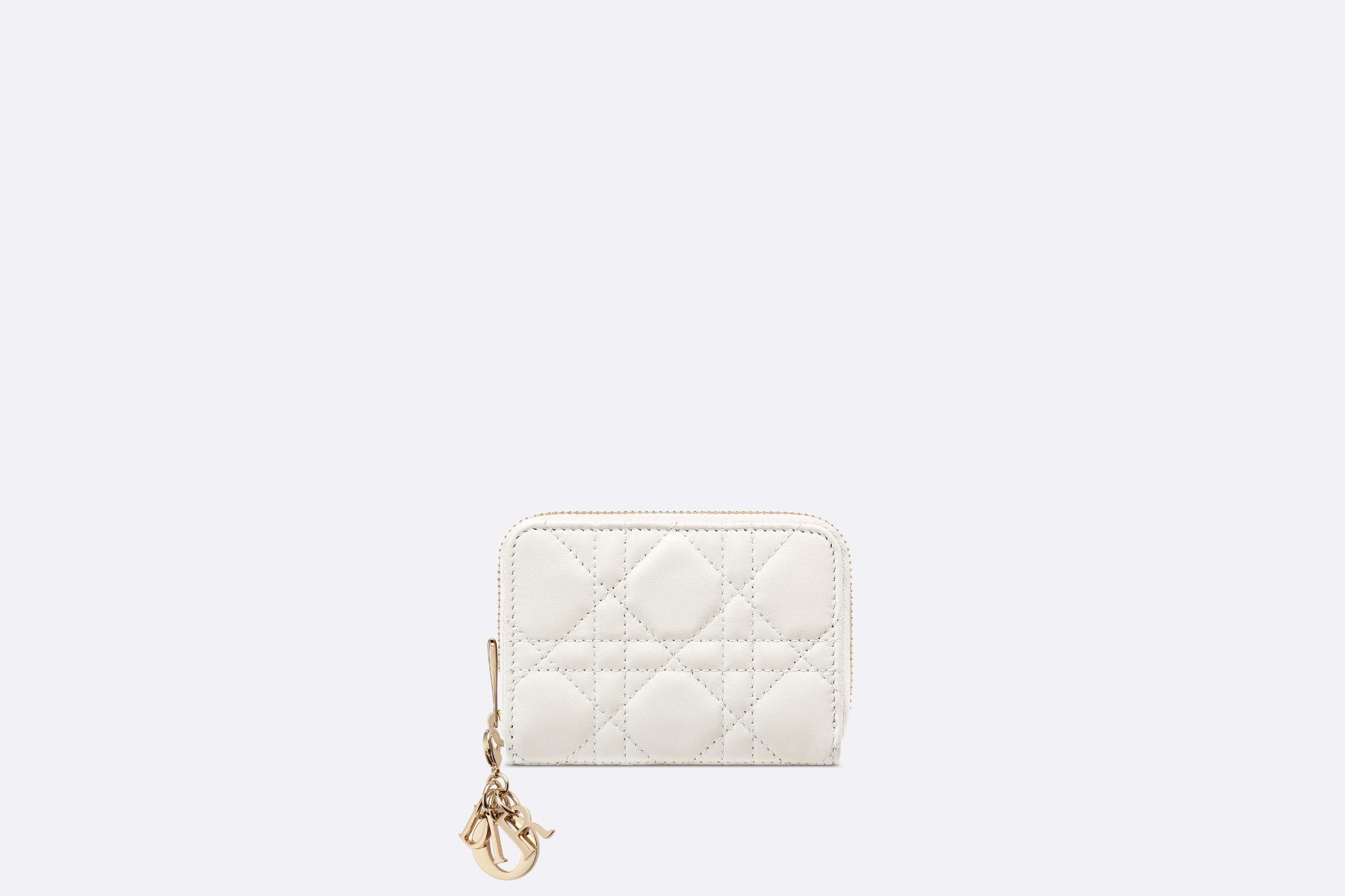 Small Lady Dior Voyageur Coin Purse - 1