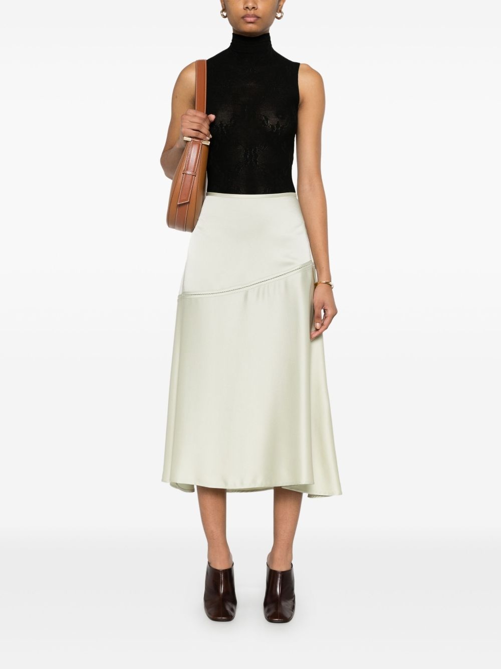sleeveless high-neck bodysuit - 2
