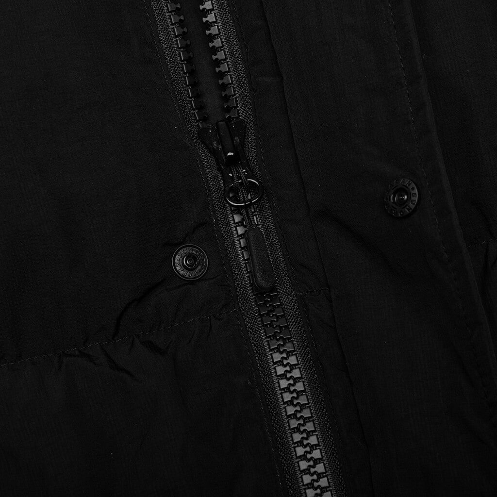 STUSSY RIPSTOP DOWN PUFFER JACKET - BLACK - 3