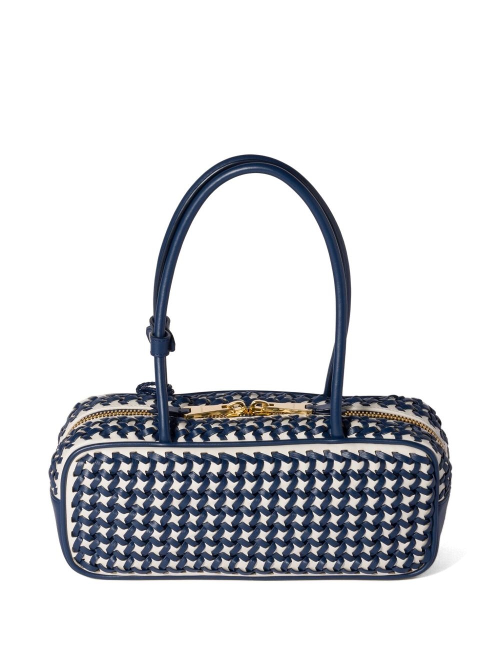 Bea woven-effect tote bag - 2