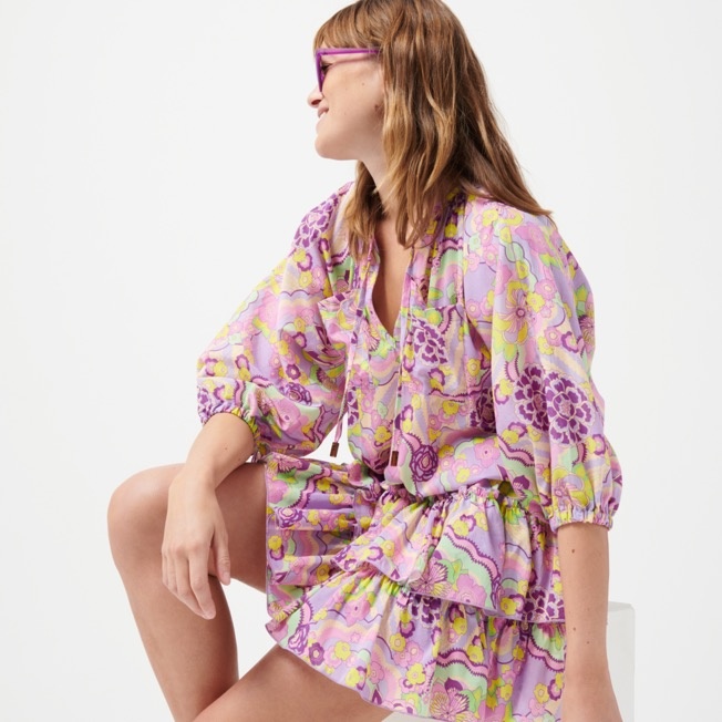 Women Dress Rainbow Flowers - 7