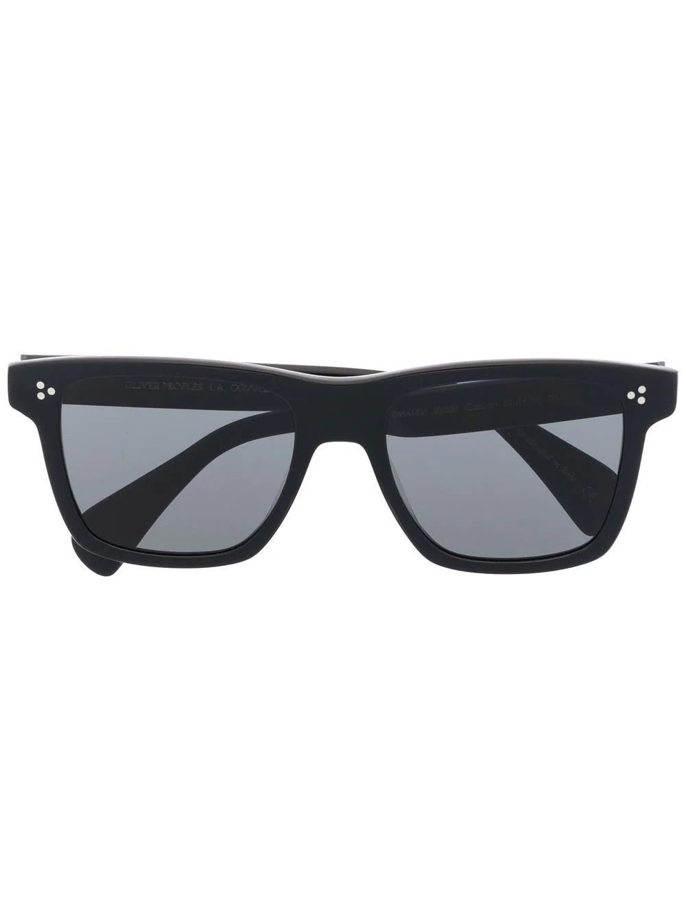 oversized rectangular-frame sunglasses - 1