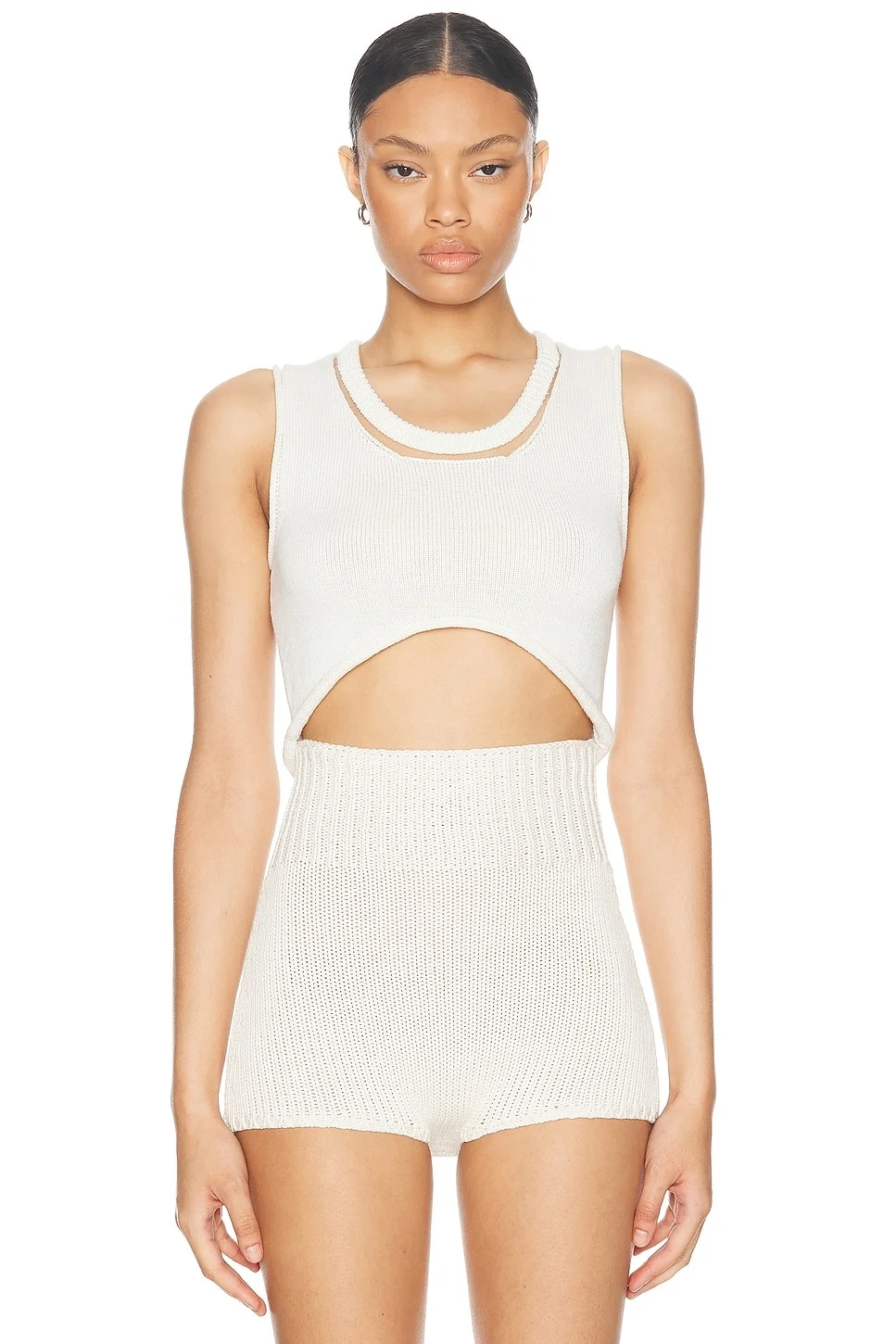 Cropped Tank Top - 1