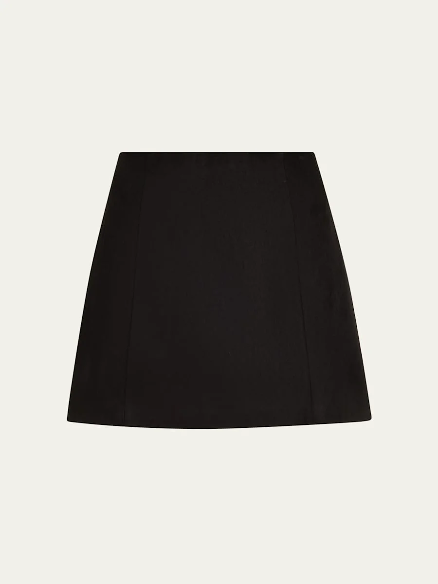 Riley Suede Mini Skirt - 1