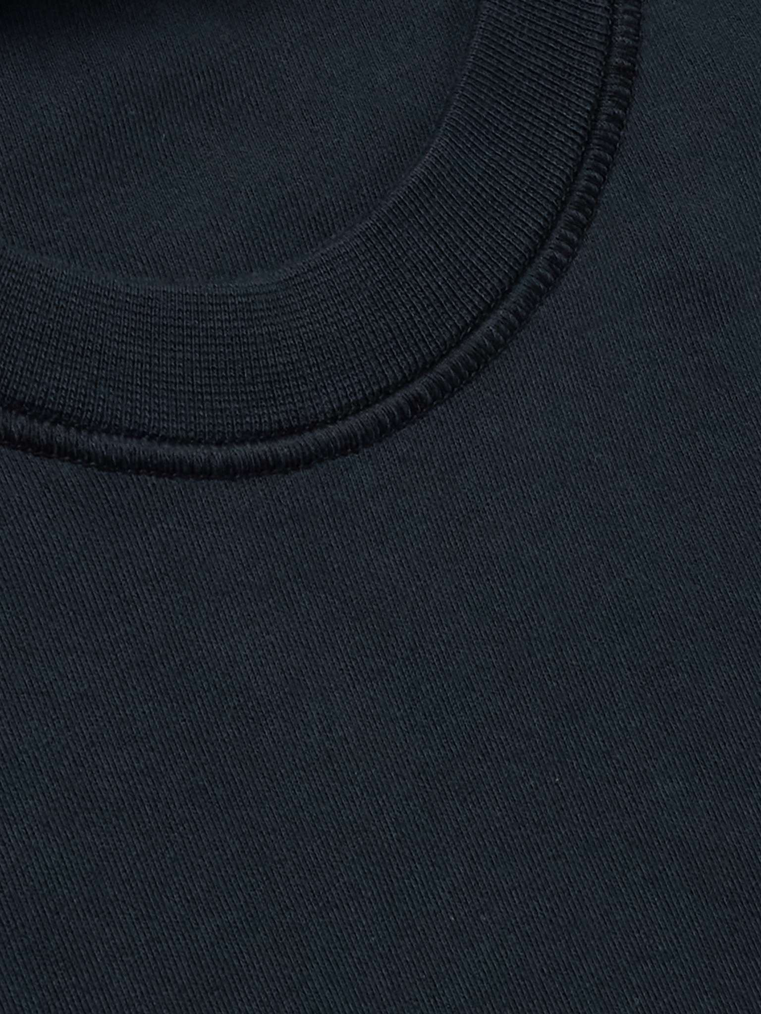 Logo-Appliquèd Garment-Dyed Organic Cotton-Jersey Sweatshirt - 4
