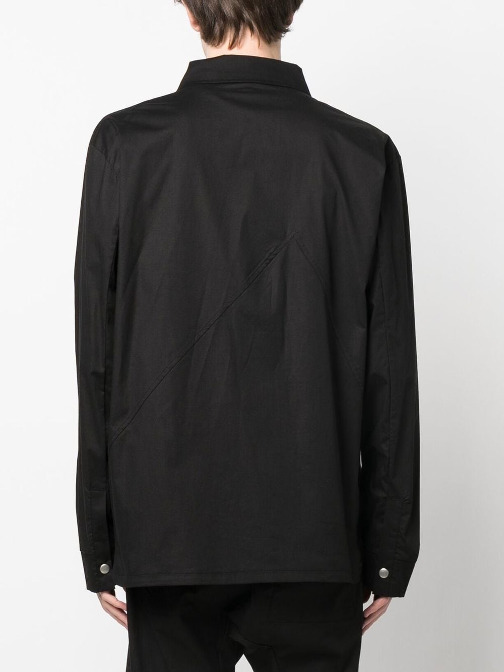 long-sleeved press-stud shirt - 4