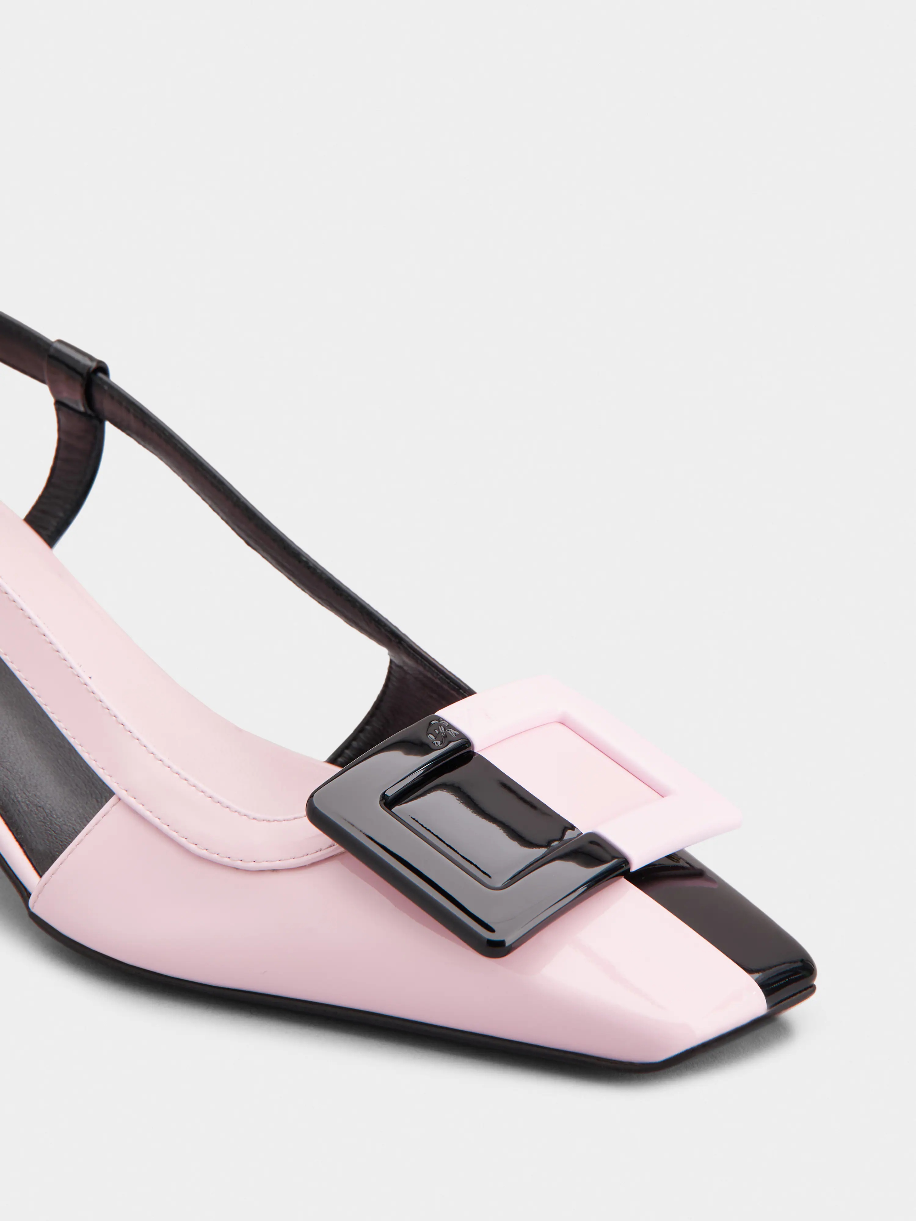 Belle Vivier Slingback Pumps in patent leather - 7