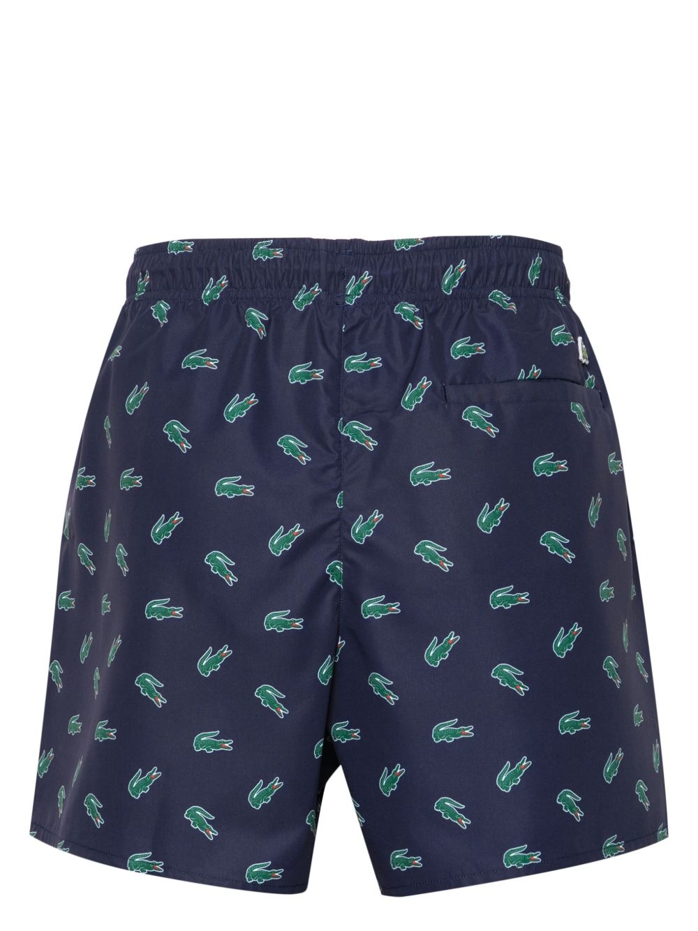 CROCODILE-PRINT DRAWSTRING SWIM SHORTS - 3