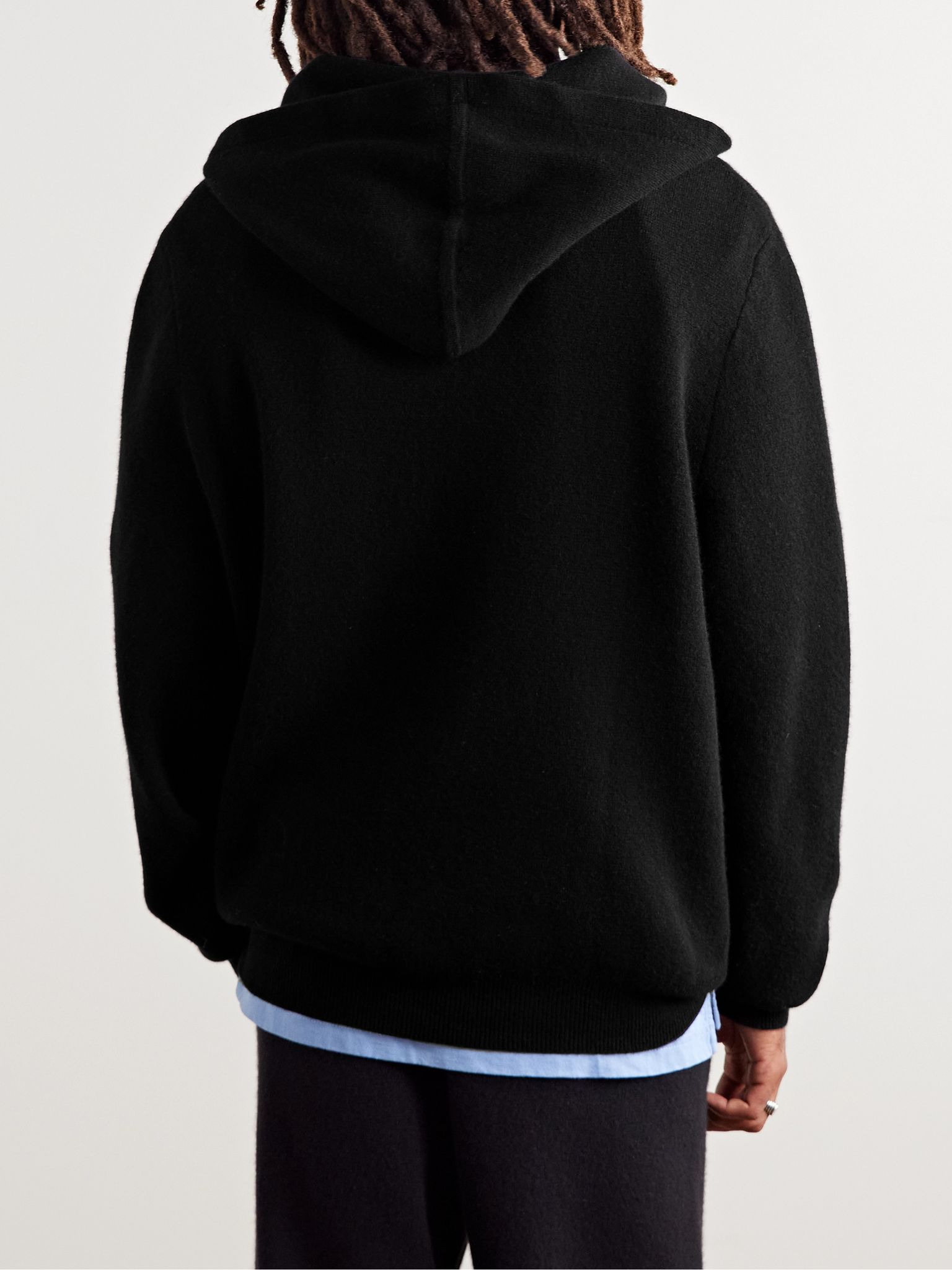 Cashmere Hoodie Black - 3