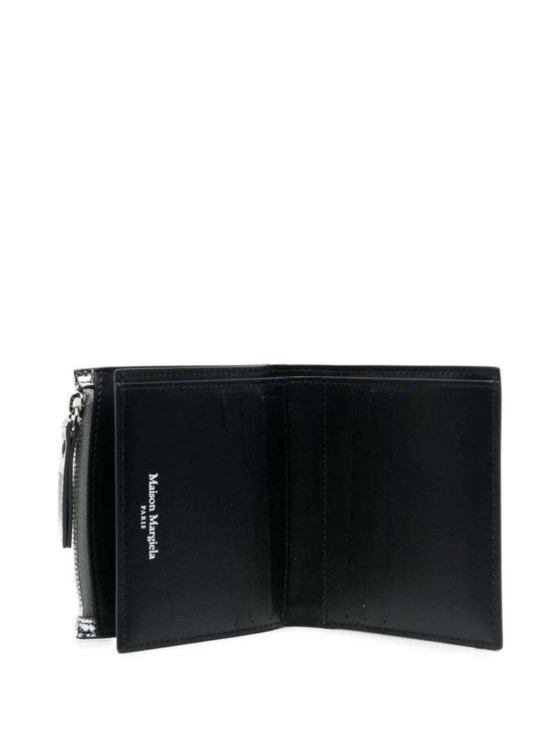 metallic 가죽 비스듬한 지갑 3