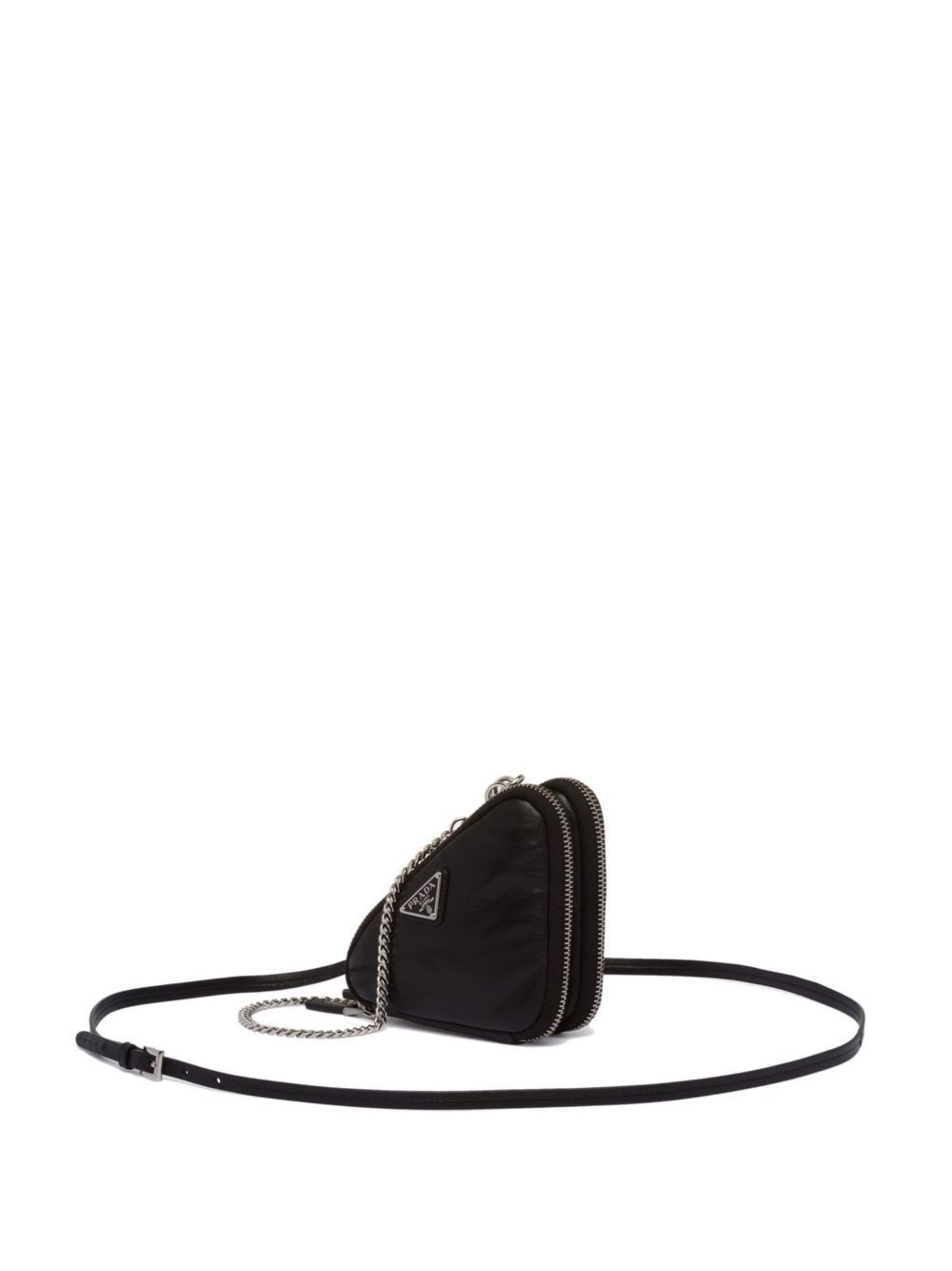 leather mini pouch bag - 1