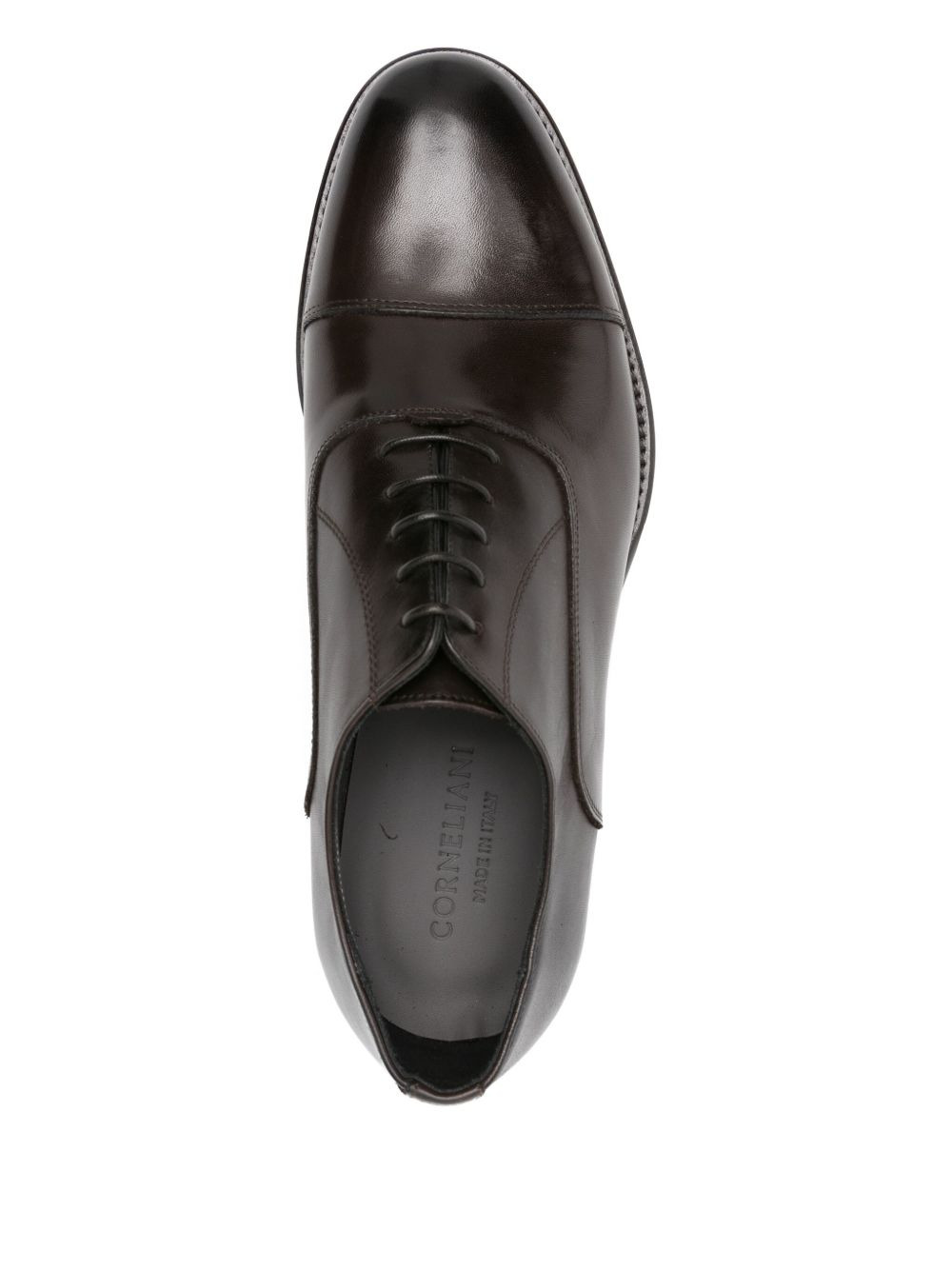 leather lace-up oxford shoes - 4