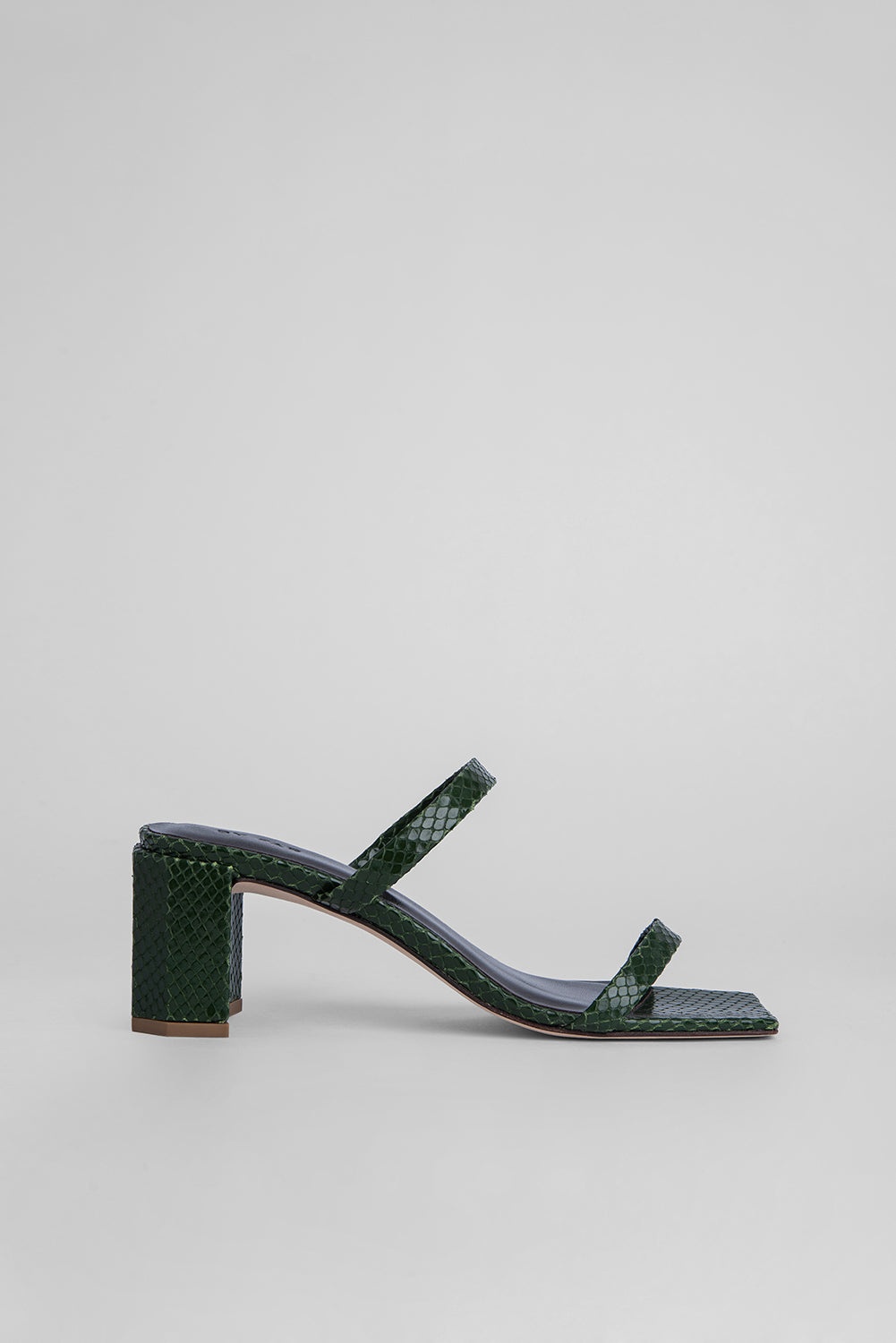 Tanya Emerald Snake Print Leather - 1
