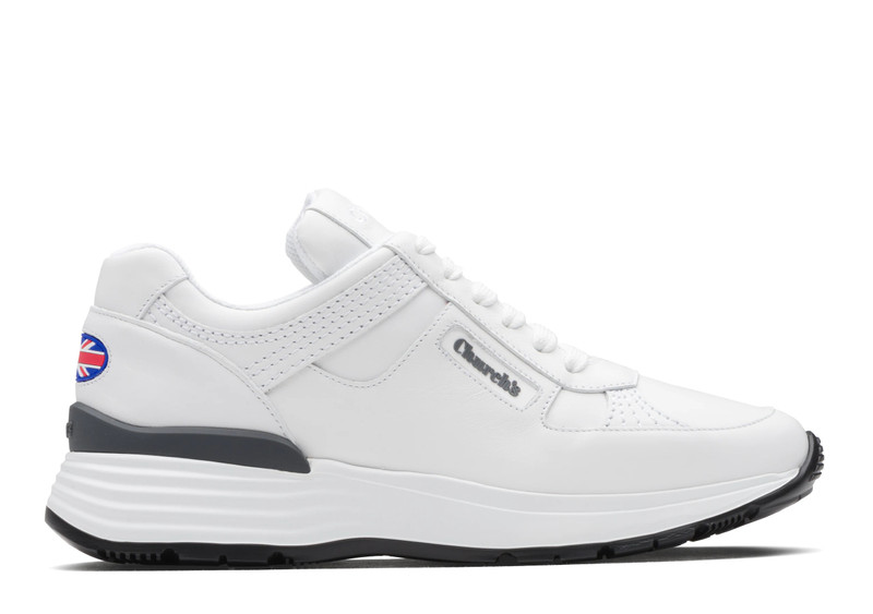 Ch873
Plume Calf Leather Retro Sneaker White 1