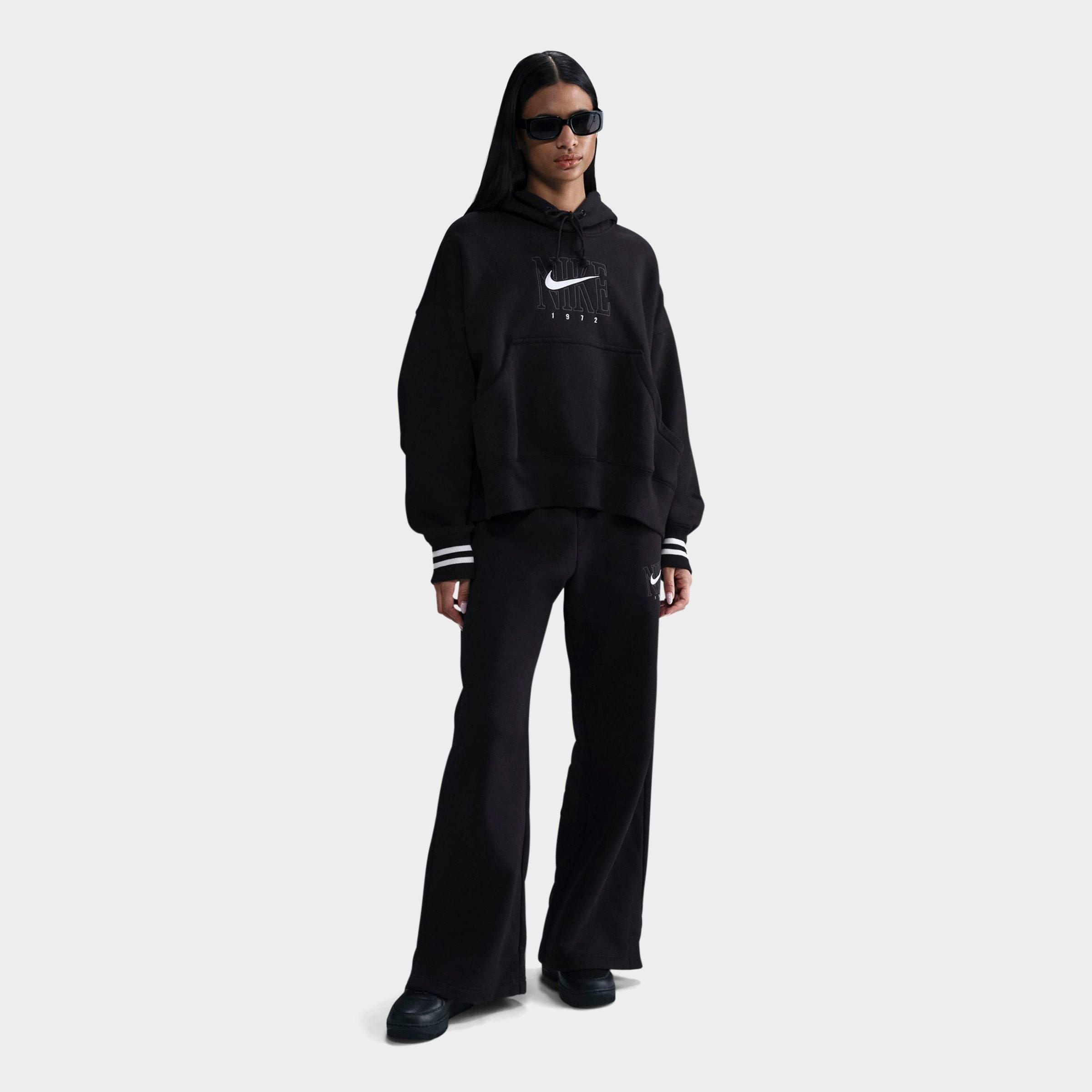 WOMEN'S NIKE SPORTSWEAR PHOENIX FLEECE HIGH-WAIST WIDE-LEG GRAPHIC JOGGER PANTS - 2