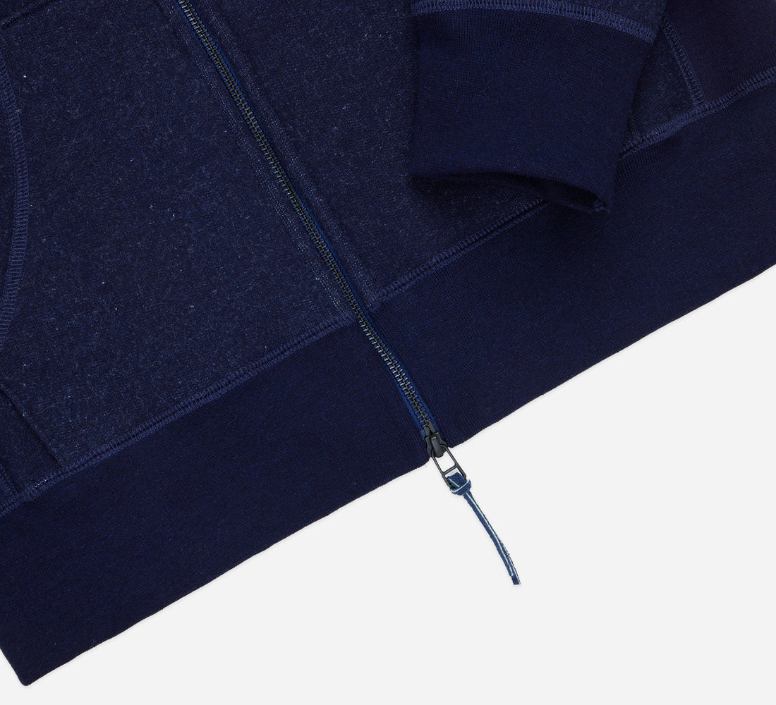 Heavyweight Zip Hoody - Indigo - 4
