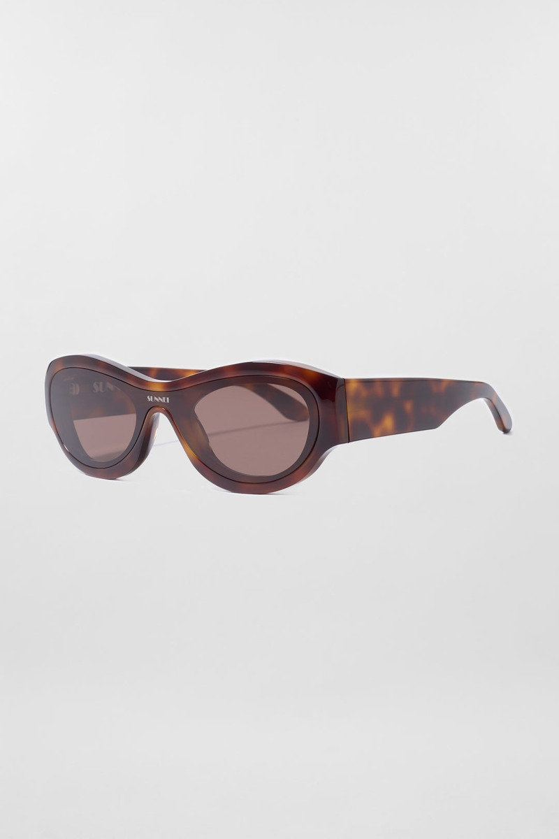 SUNNEI PROTOTIPO 5 SUNGLASSES / tortoise & dark brown outlook