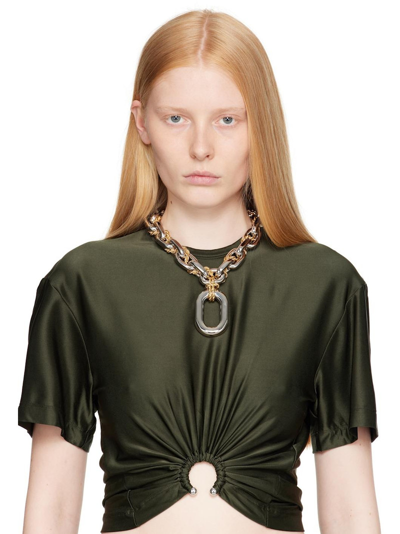 rabanne XL Link Pendant Necklace outlook
