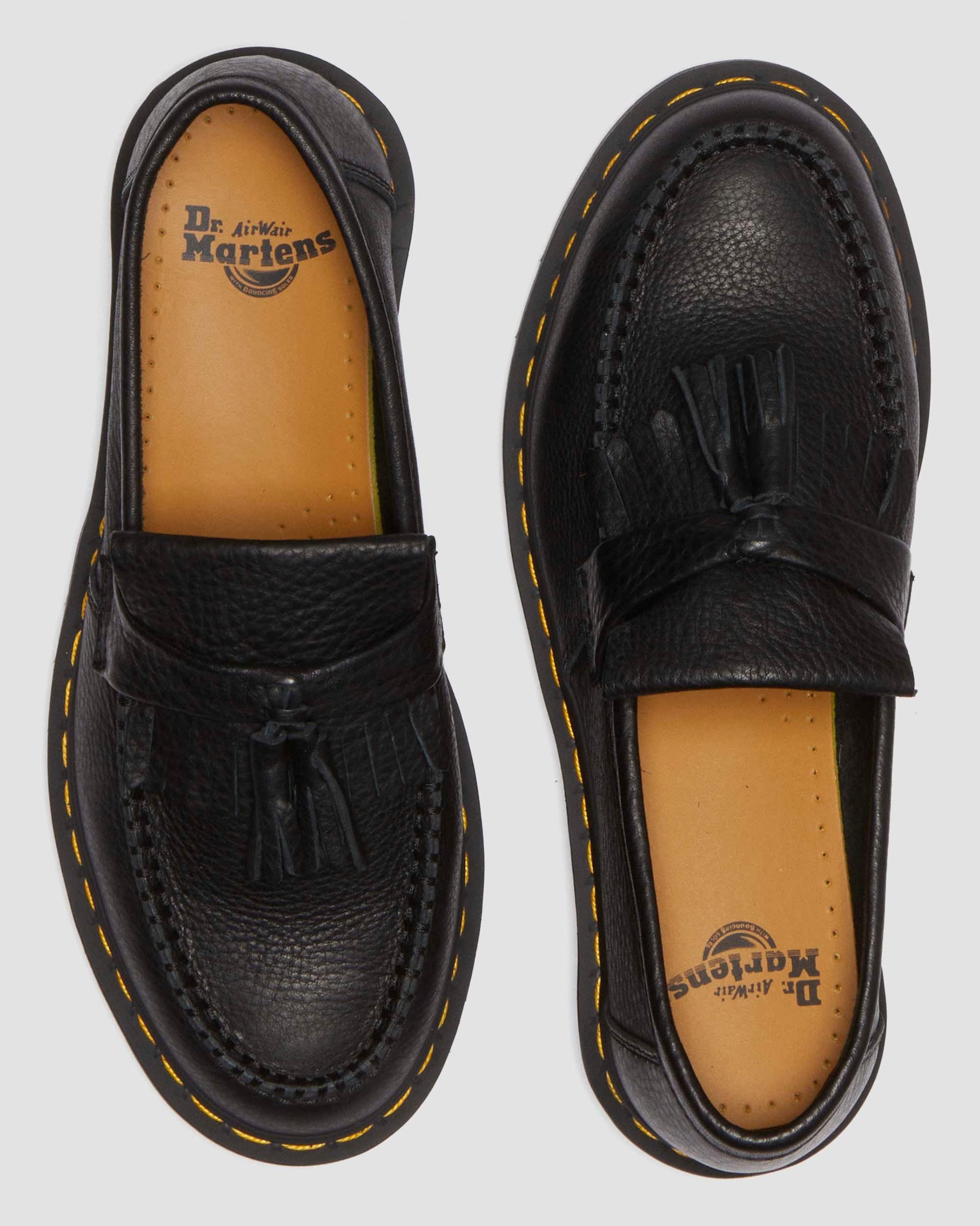 Adrian Yellow Stitch Ambassador Leather Loafers - 10