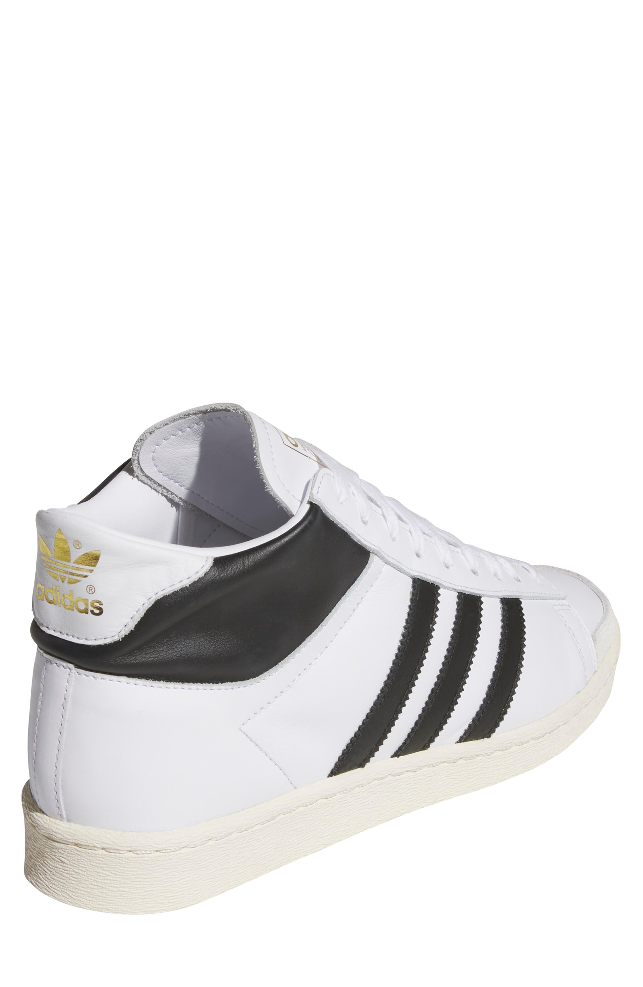 adidas Gender Inclusive Jabbar Hi Basketball Sneaker in White/Black/Off White at Nordstrom - 2