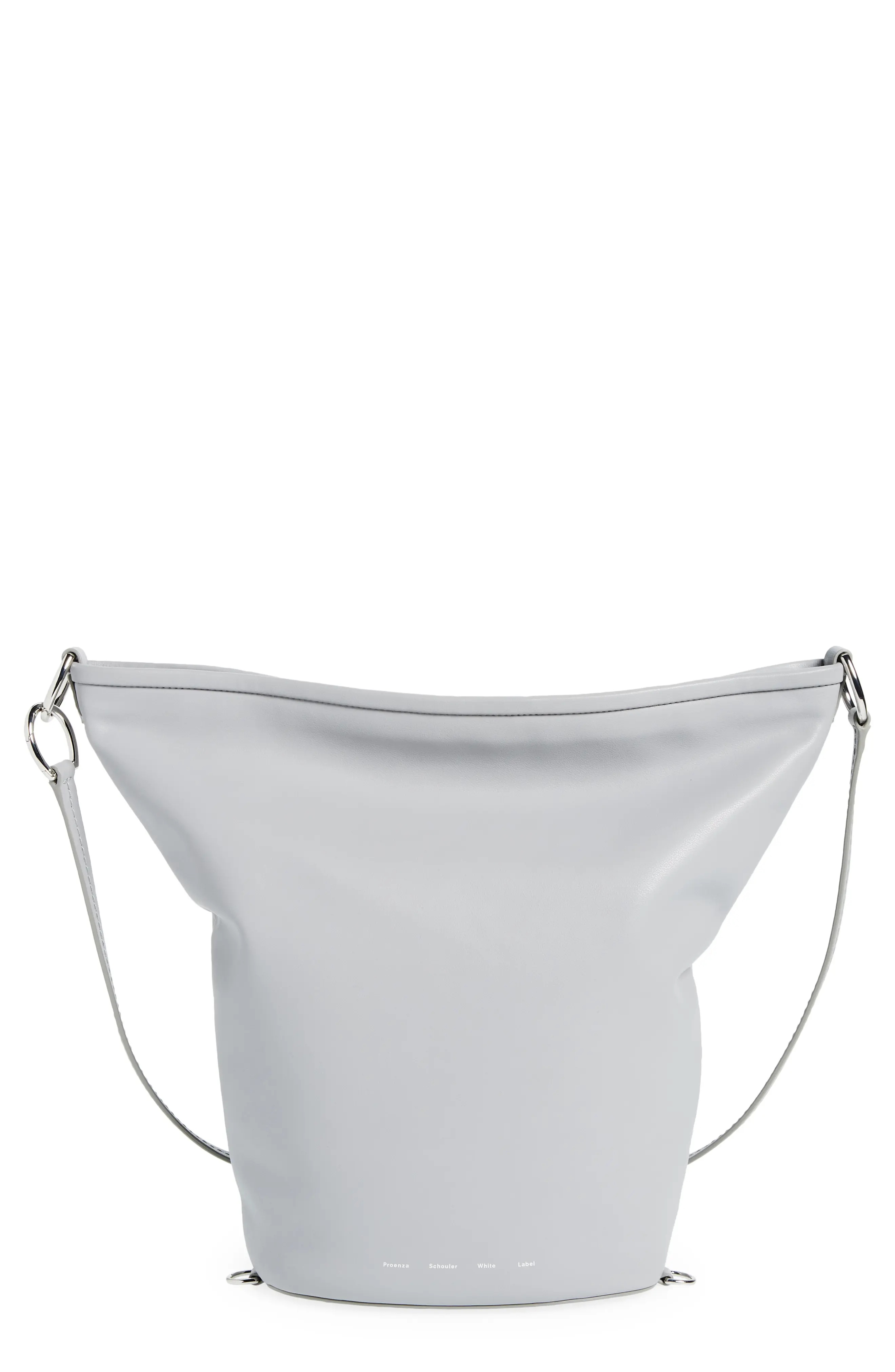 Spring Leather Bucket Bag - 1