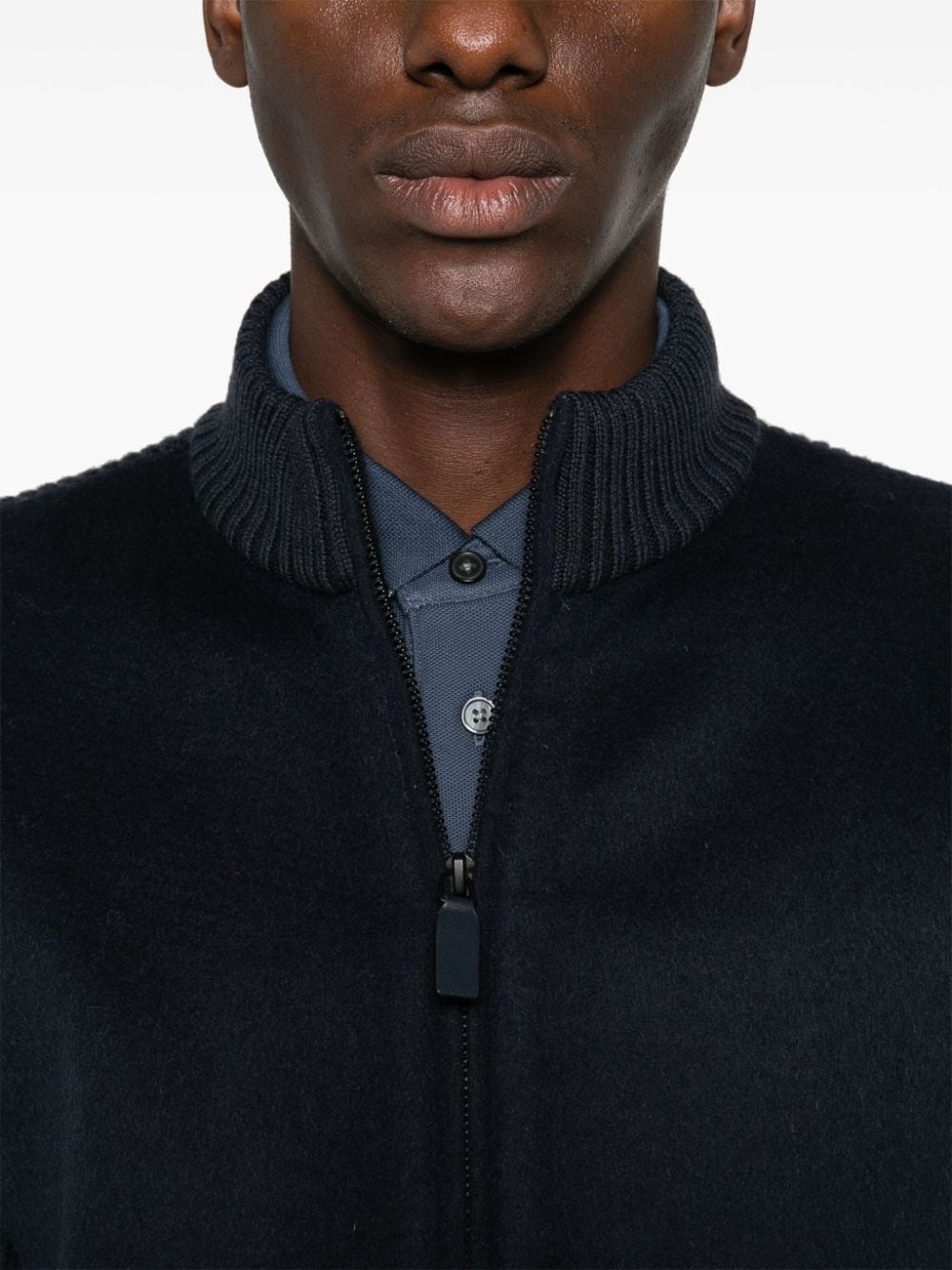 panelled cardigan - 5