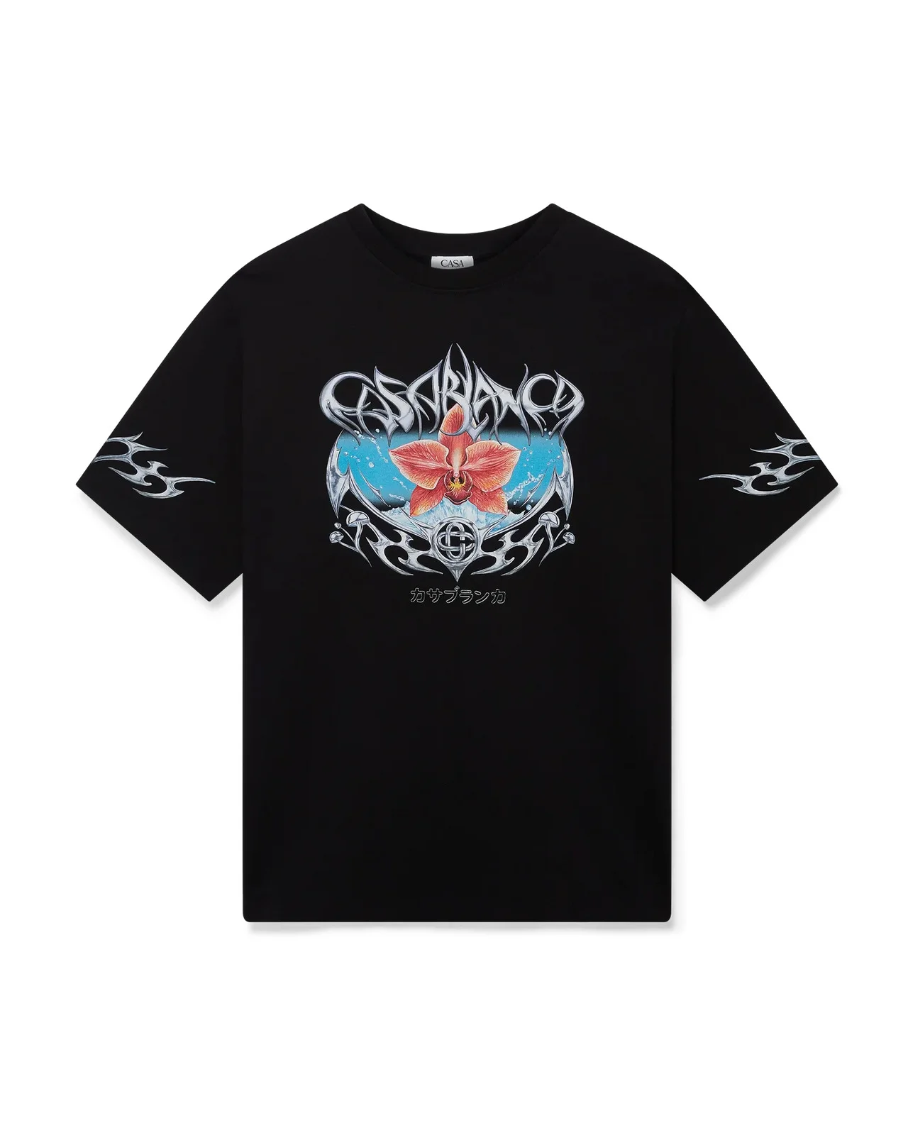 Blades Oversized Short Sleeve T-Shirt | Casablanca Paris - 1