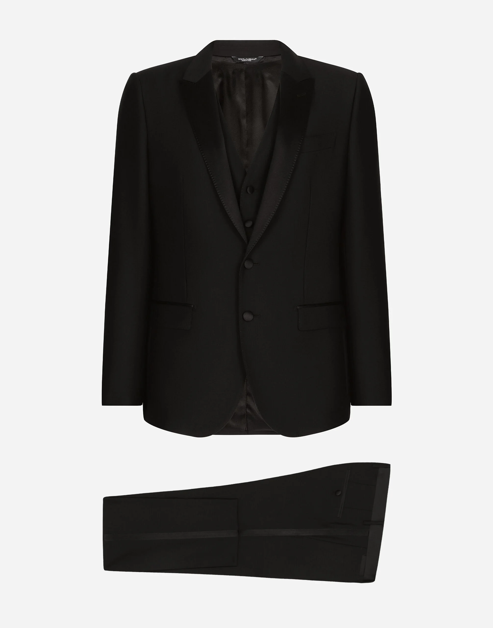 Wool and silk Martini-fit tuxedo suit - 1