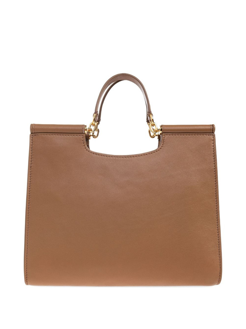 top-handle leather tote bag 3