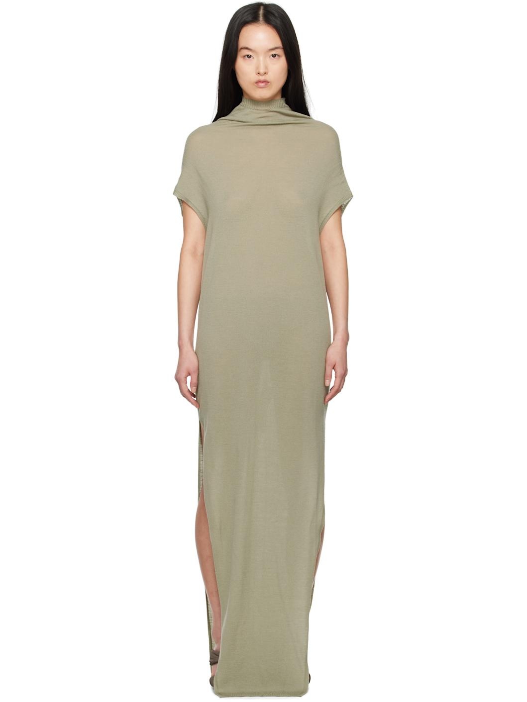 Green Hollywood SL Crater Maxi Dress - 1