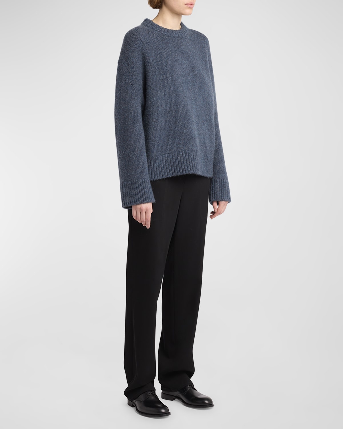 Hamis Brushed Cashmere-Mohair Sweater - 3