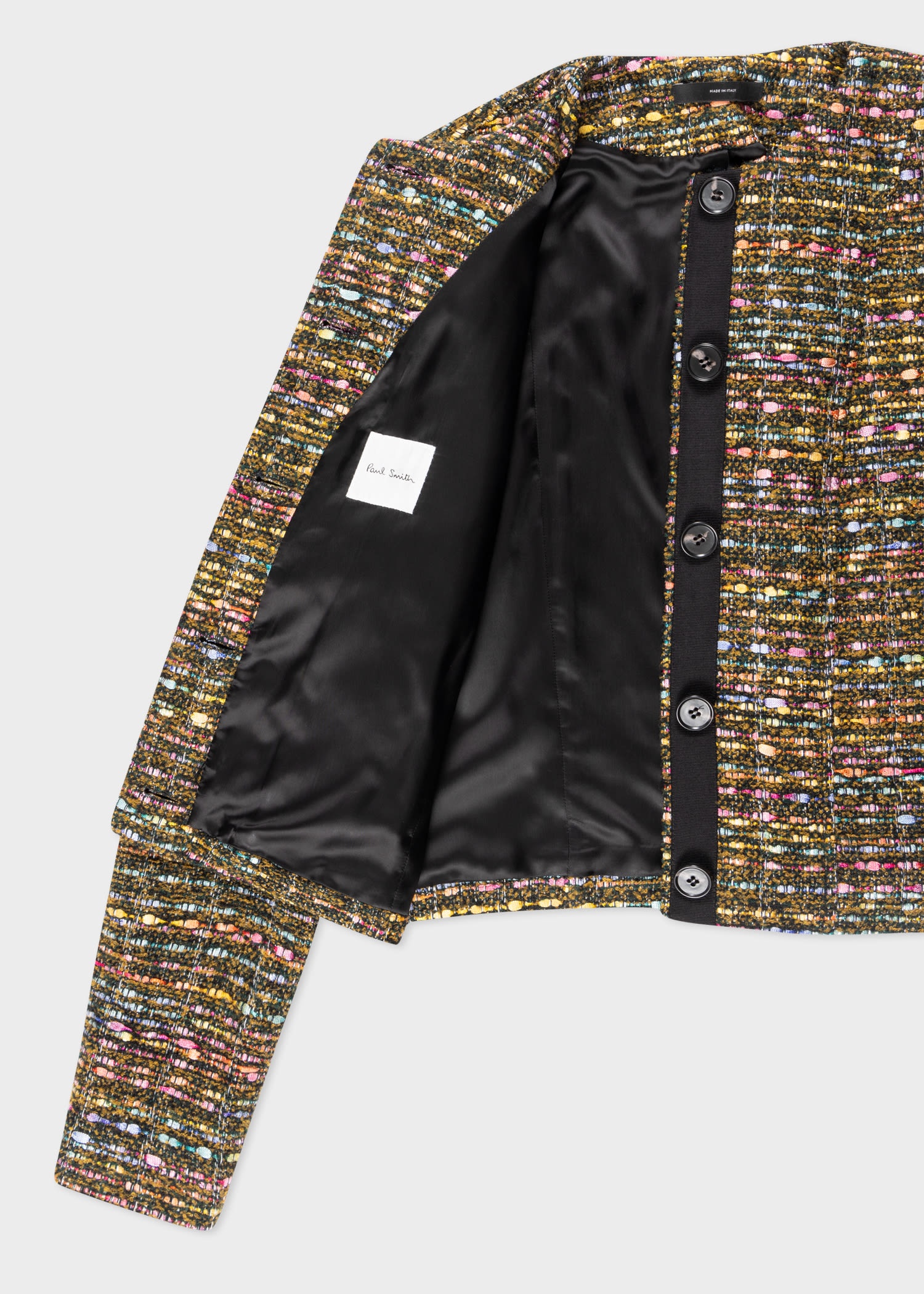 Tweed Cropped Jacket - 4