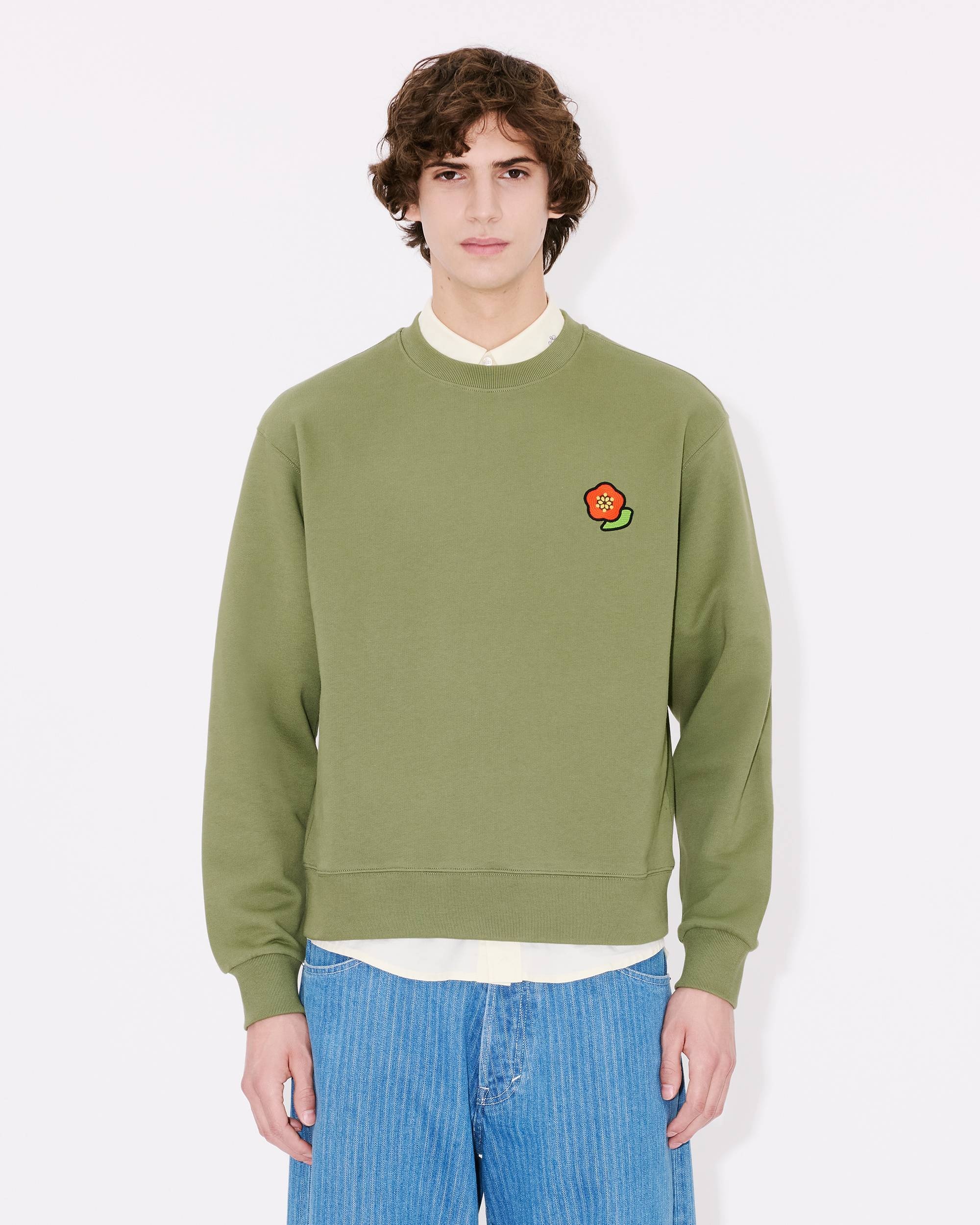 'KENZO Pop' embroidered sweatshirt in cotton - 3
