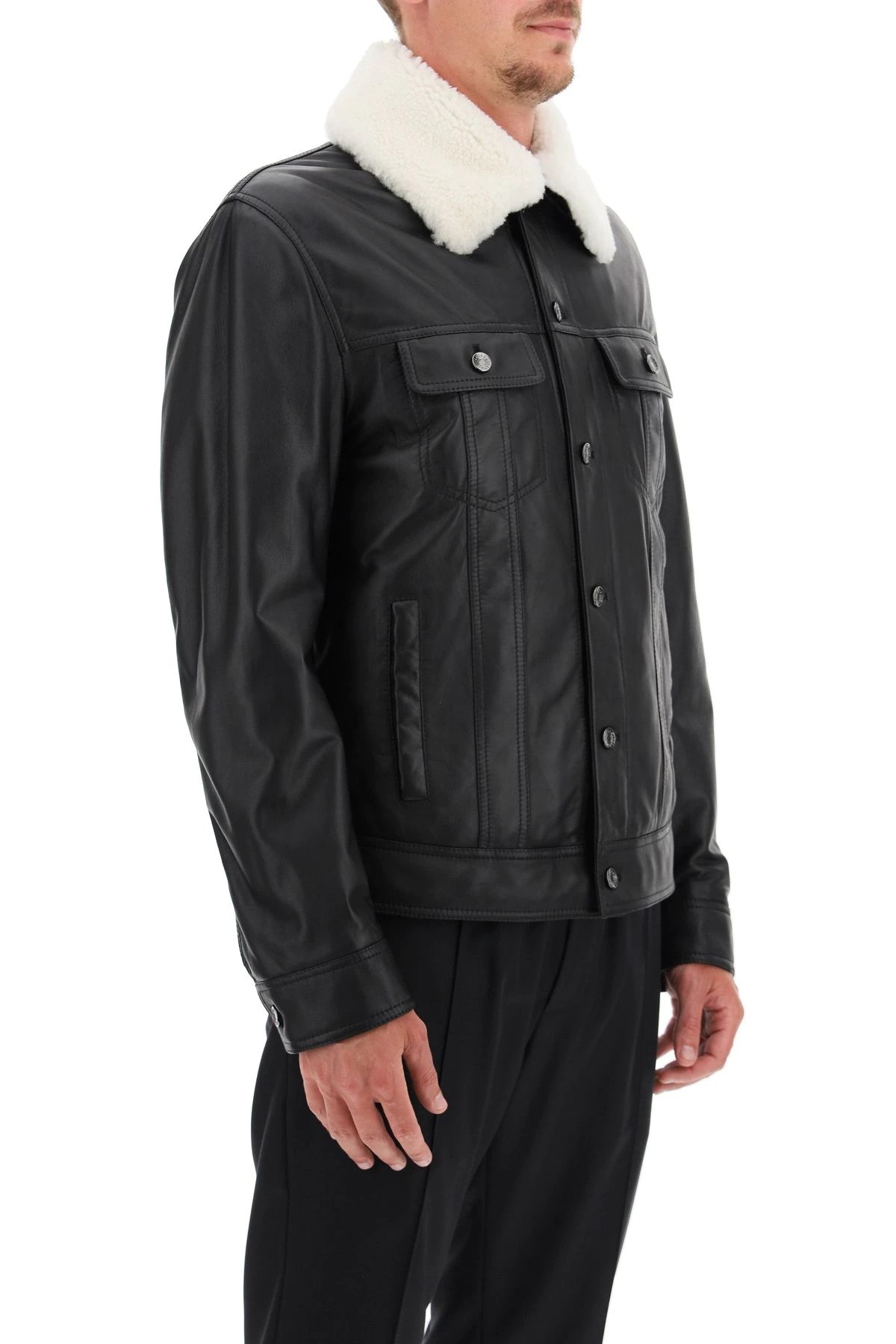 LAMBSKIN AVIATOR JACKET - 3