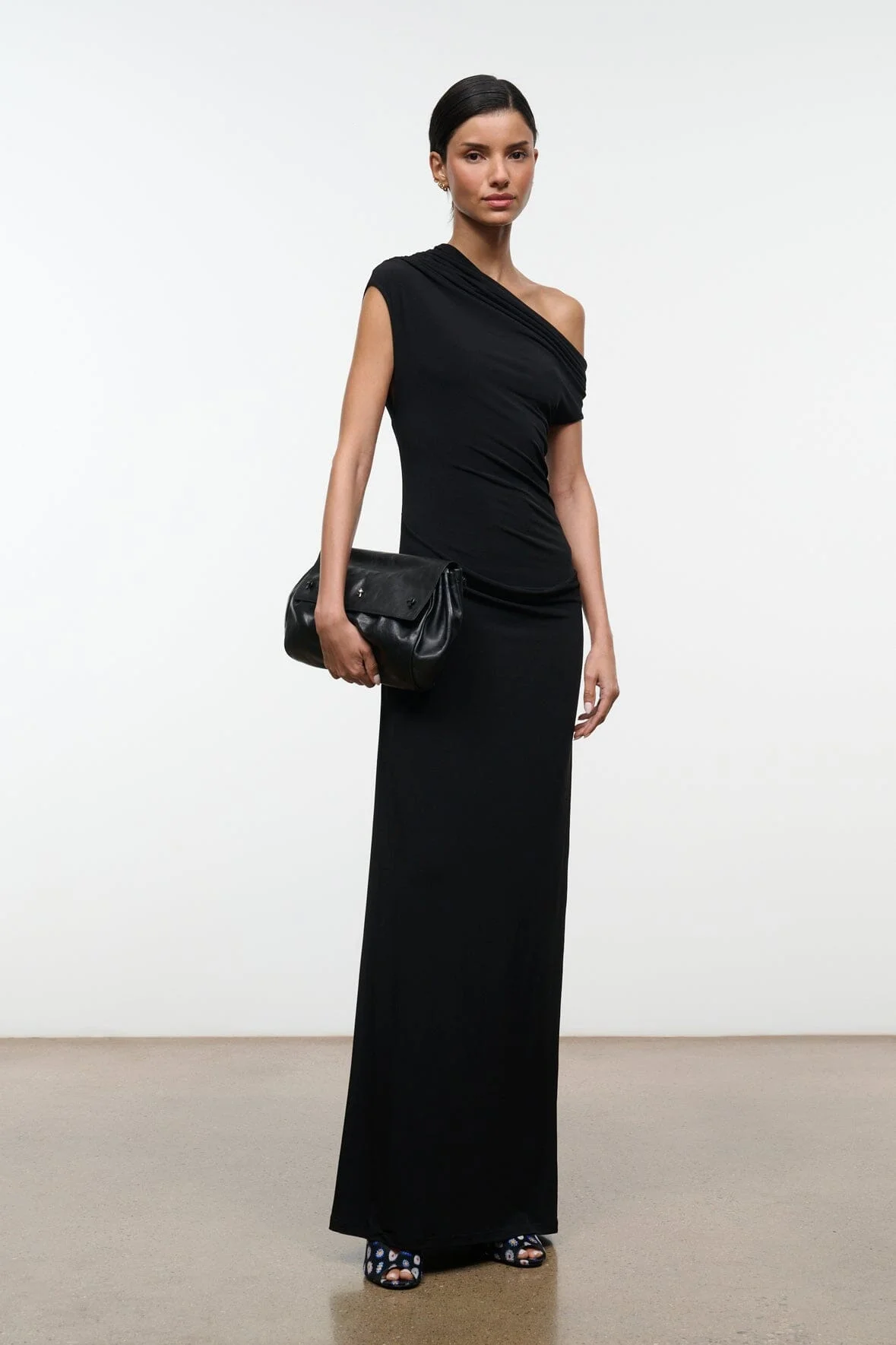 STAUD FELICITY DRESS BLACK - 1