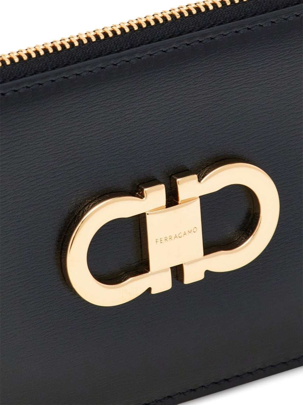 Gancini leather cardholder - 5