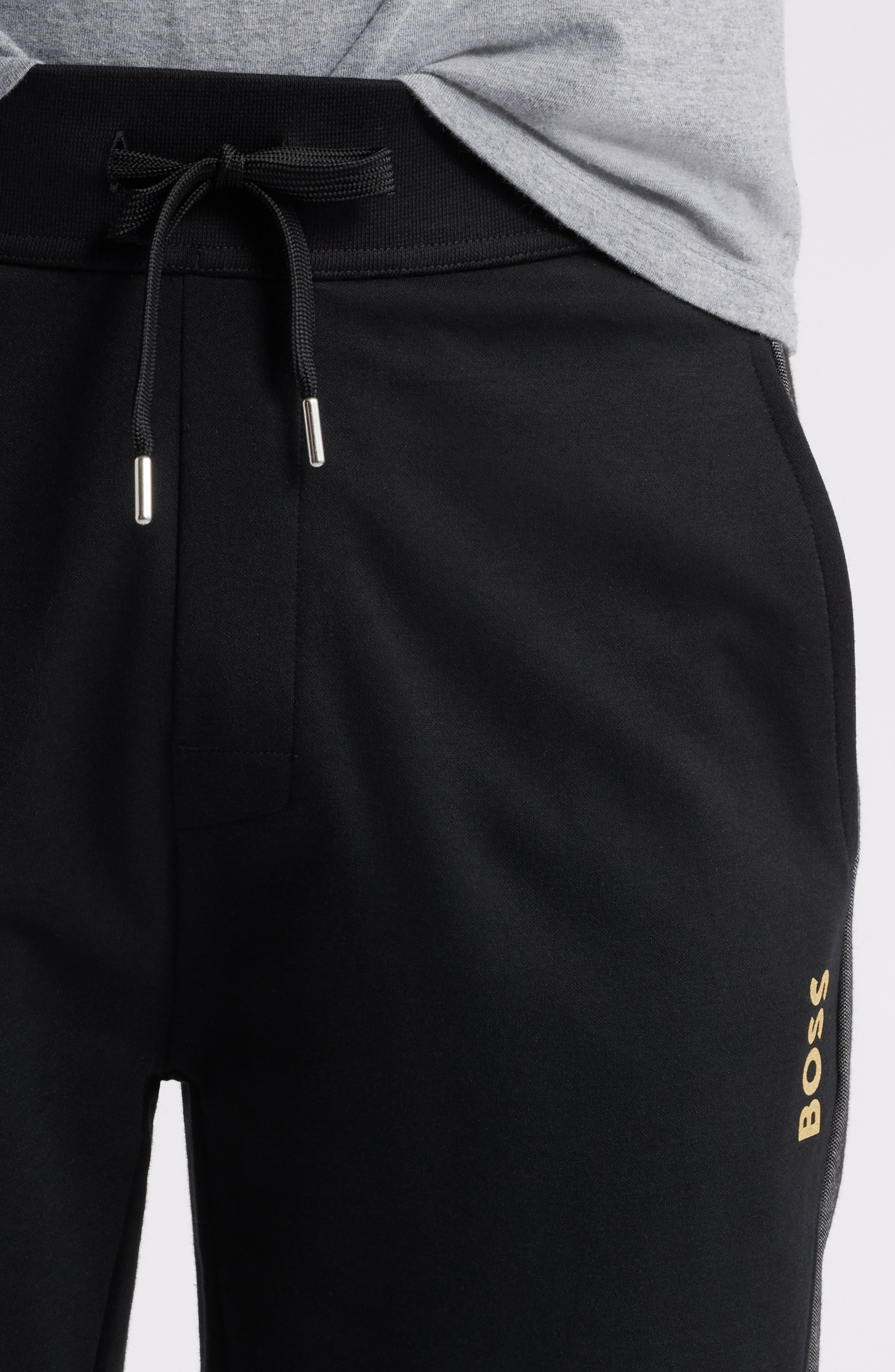 BOSS Tracksuit Lounge Joggers in Black at Nordstrom - 4