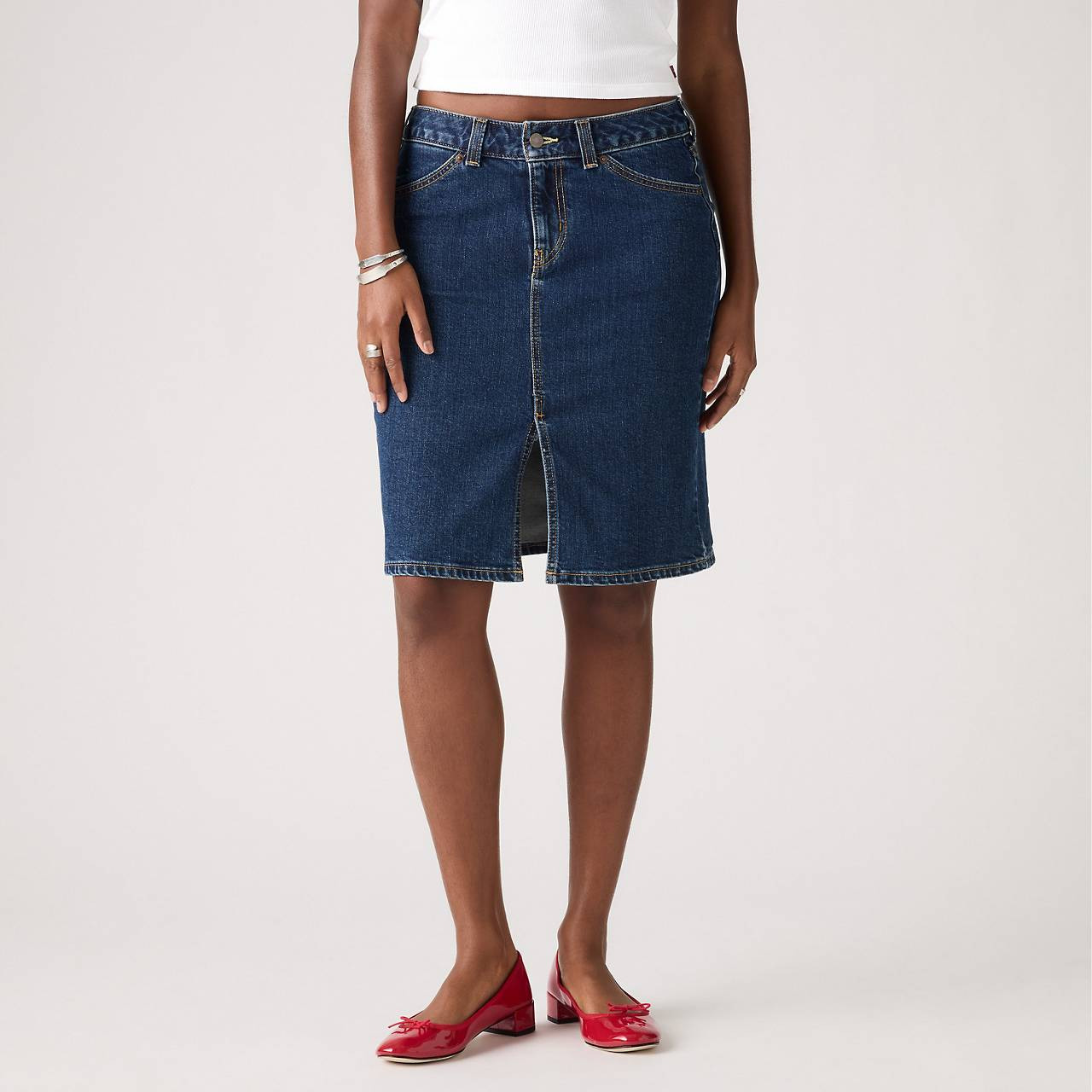 LOW MIDI SKIRT - 4