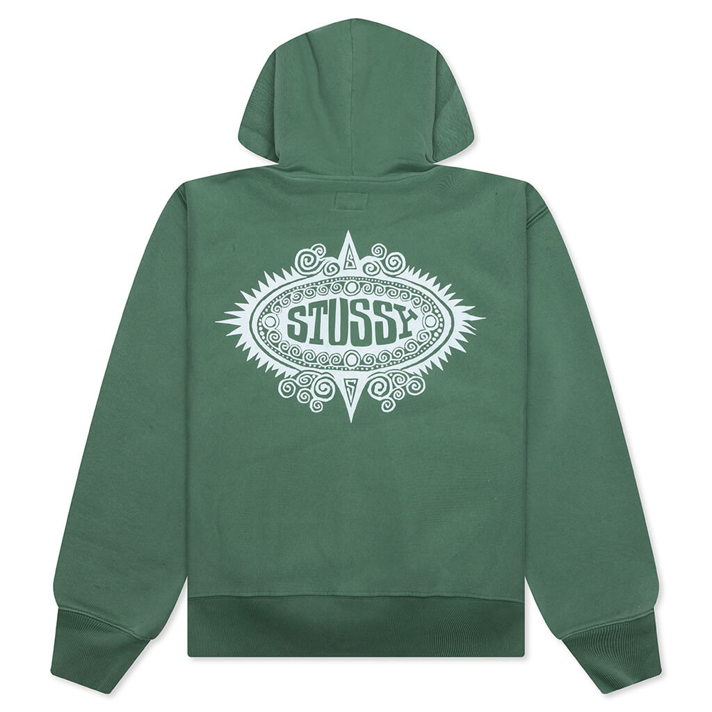 MANTRA ZIP HOODIE - GREEN - 2
