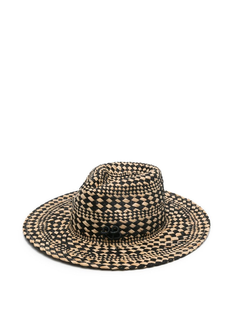 RUSLAN BAGINSKIY Rhoidal fedora woven hat outlook
