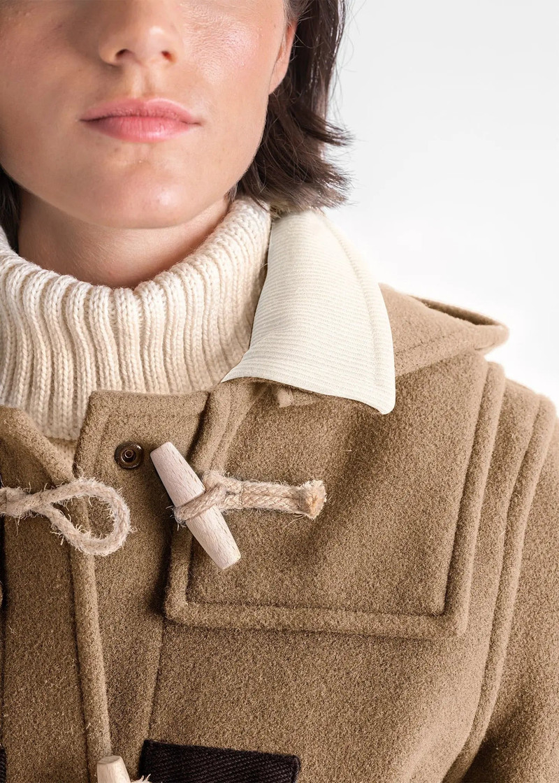 Women's Collared Alison Duffle Coat Camel 5