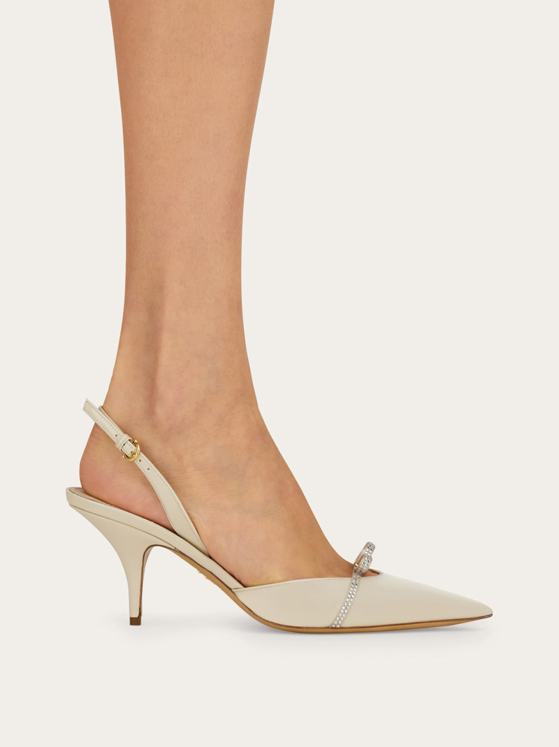 FERRAGAMO Bridal - Slingback with mini bow outlook