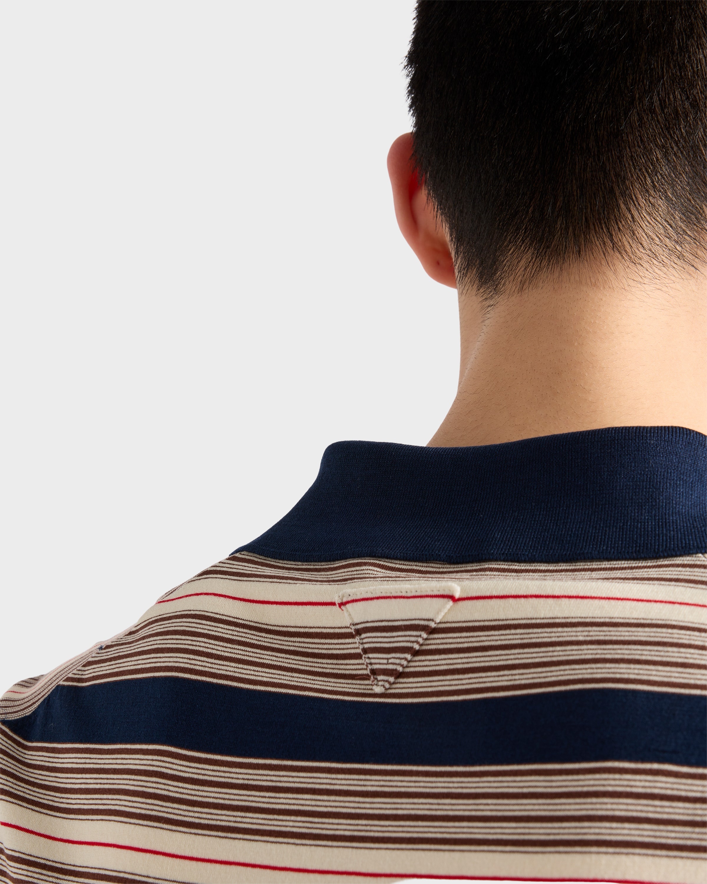 Striped cotton polo shirt - 4