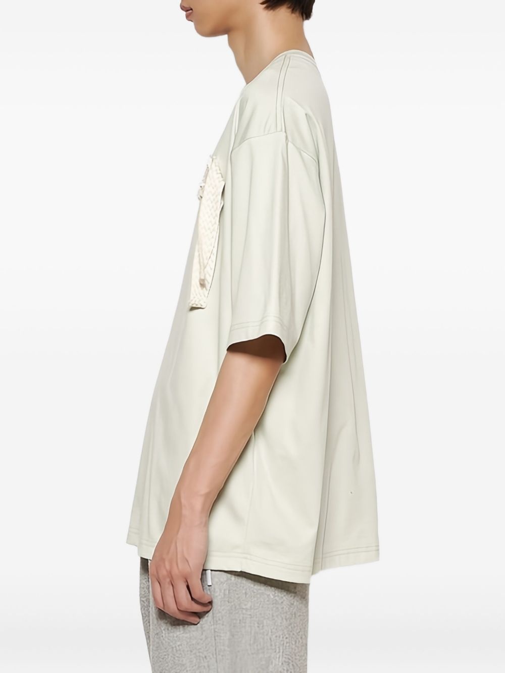 curb-embroidered T-shirt - 4