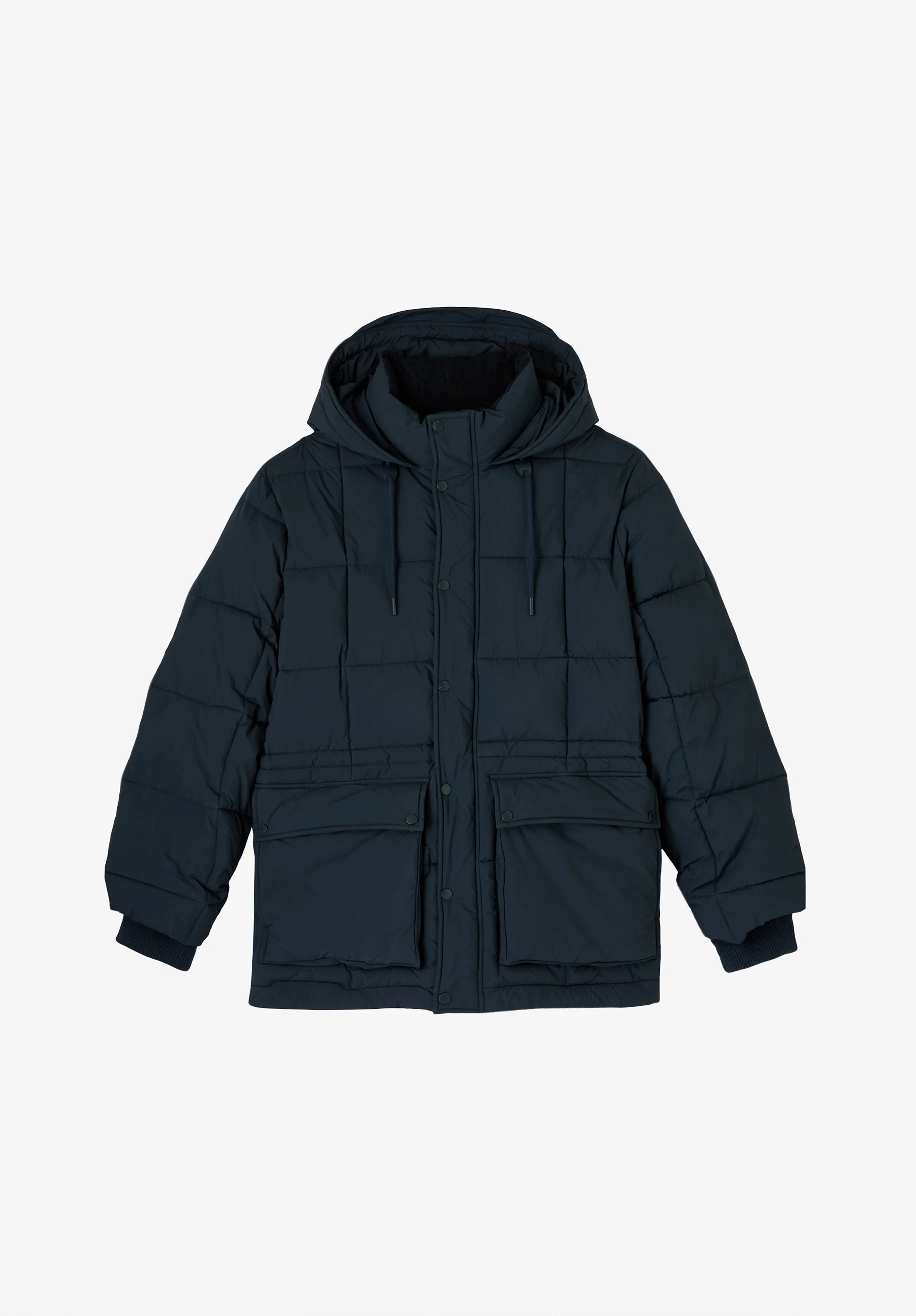 JOSHUA JACKET - NAVY BLUE WATER-REPELLENT PUFFER JACKET - 1