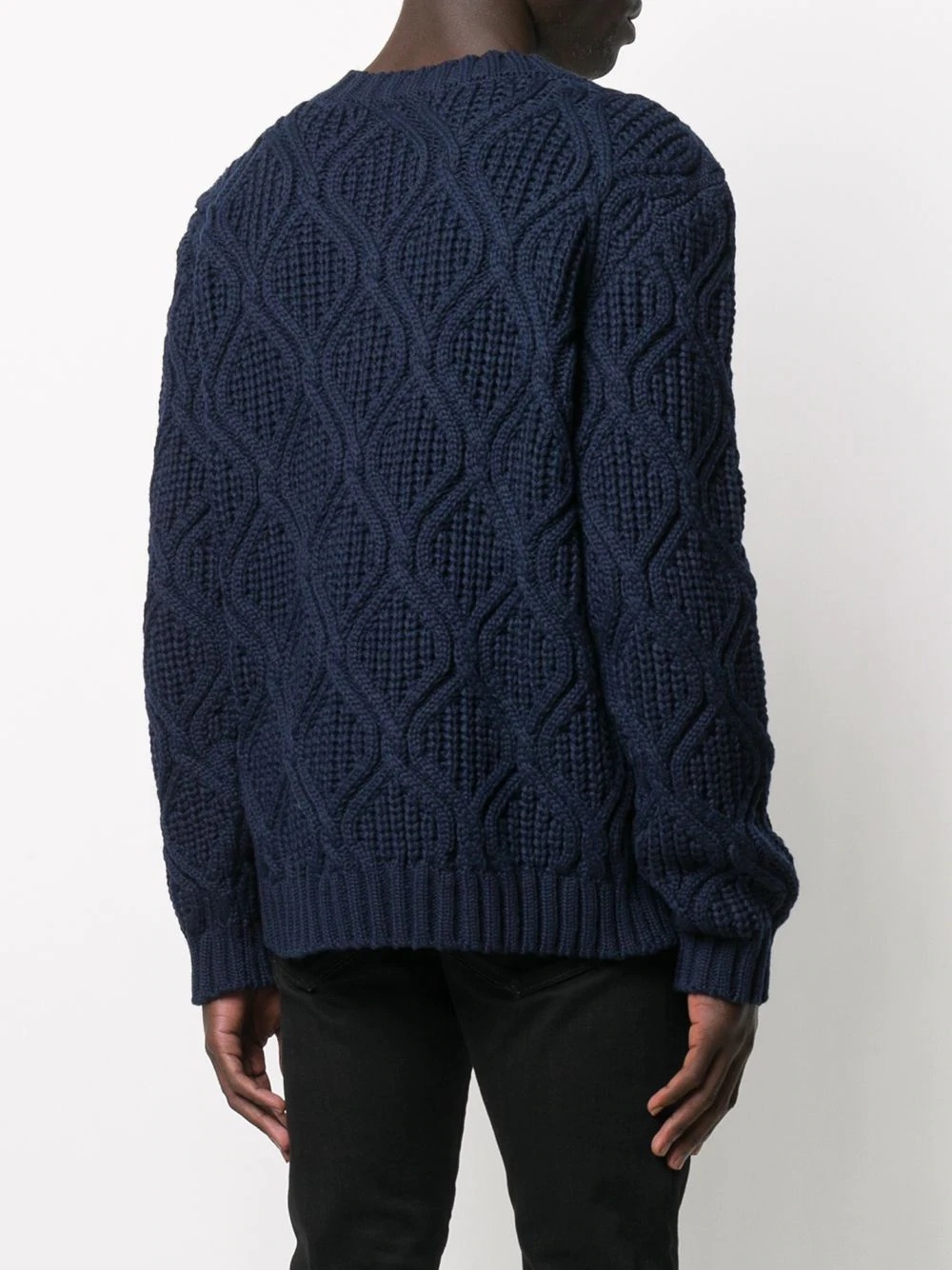 cable-knit jumper - 4