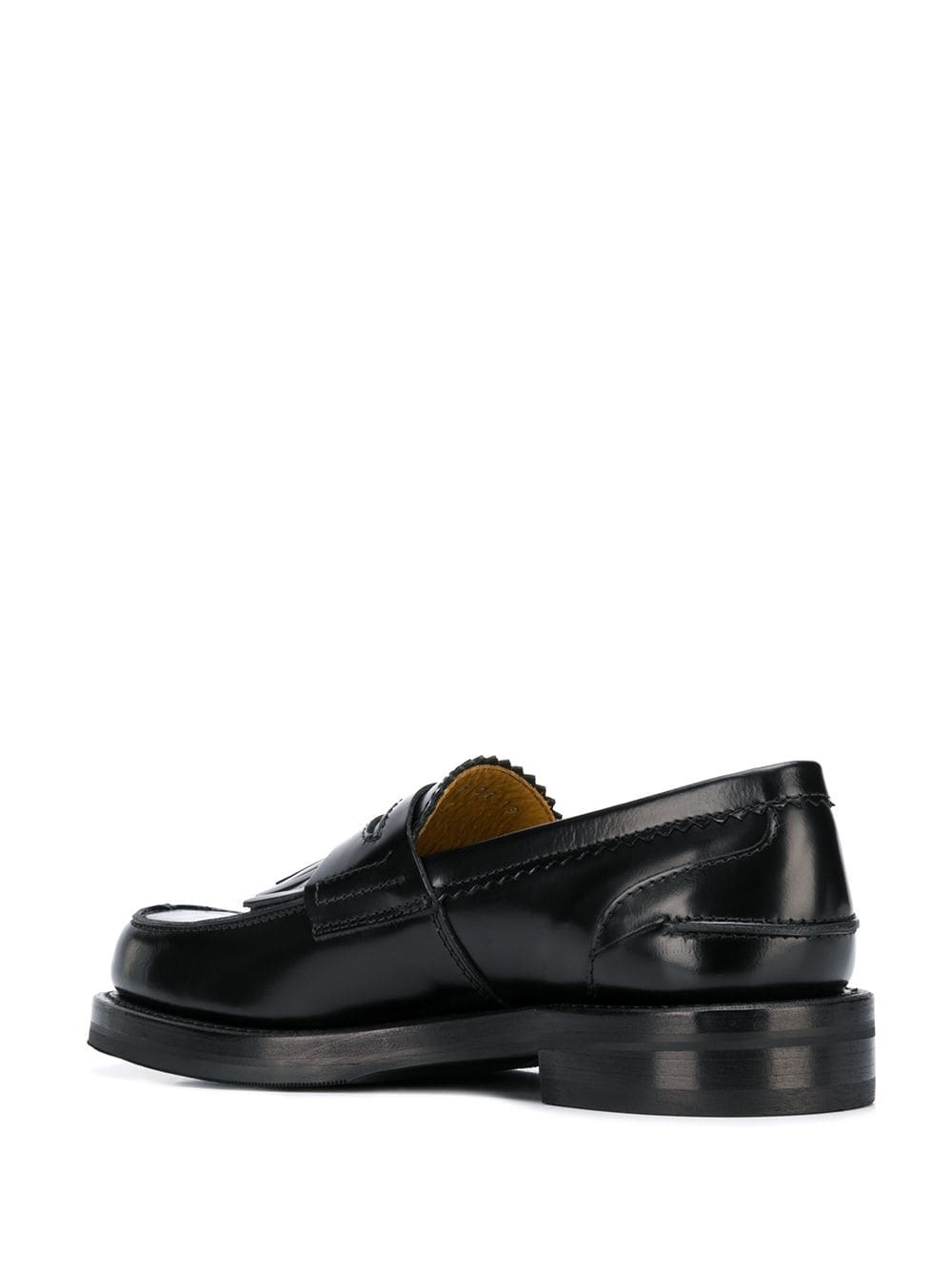 fringed slip-on loafers - 3